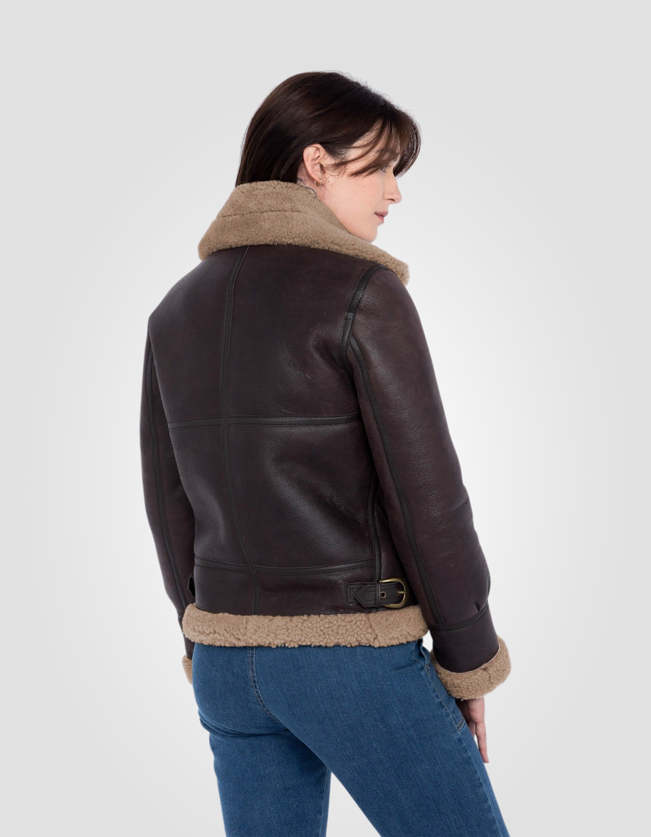 Bomber jacket, type B-3, sheepskin leather-6