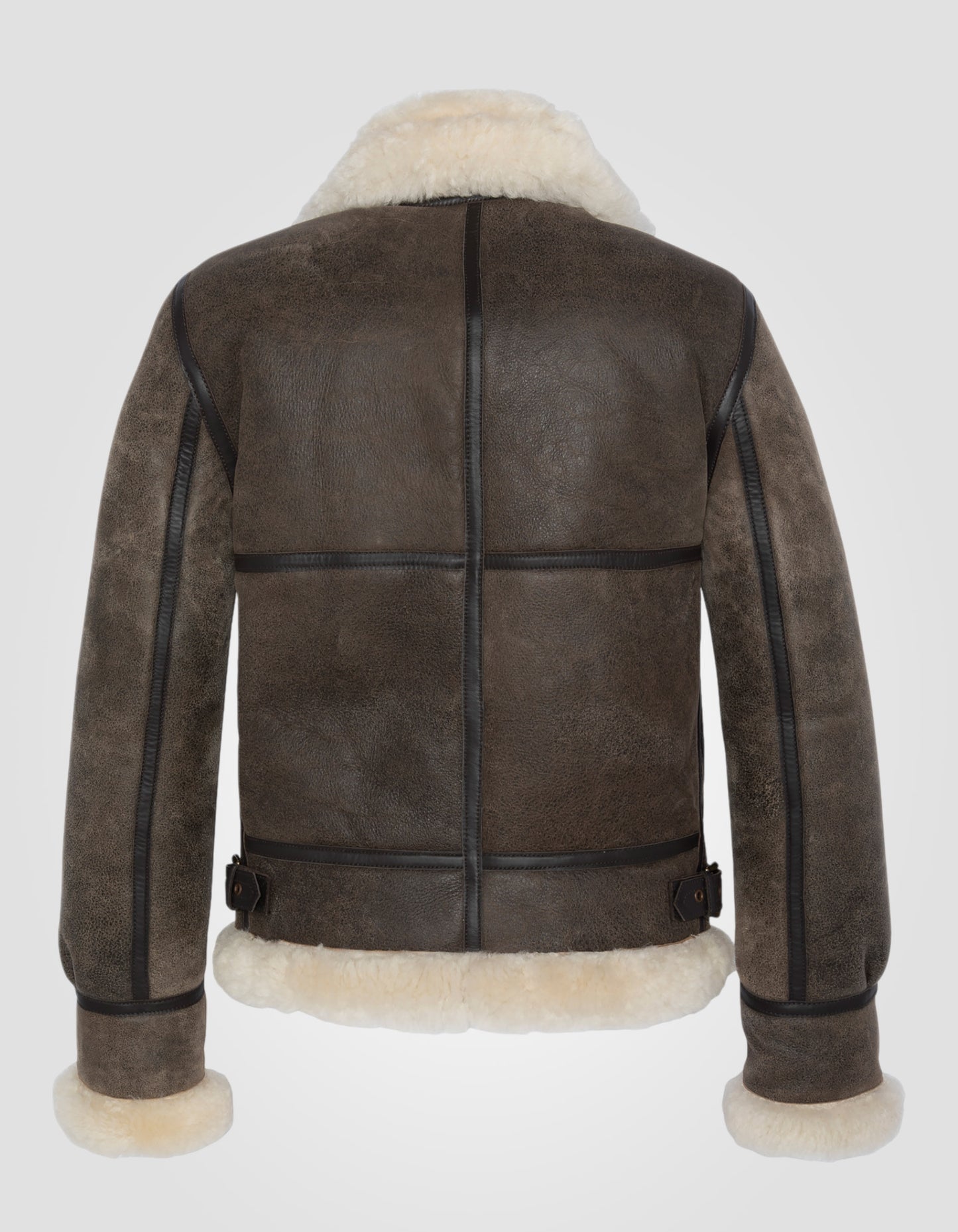 Blouson bombardier B-3, cuir de mouton