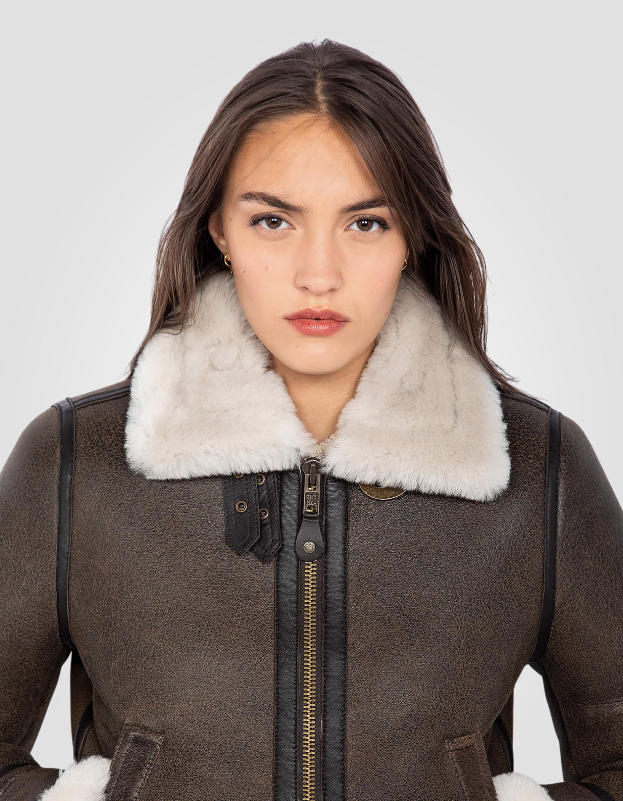 Bomber jacket, type B-3, sheepskin leather-6