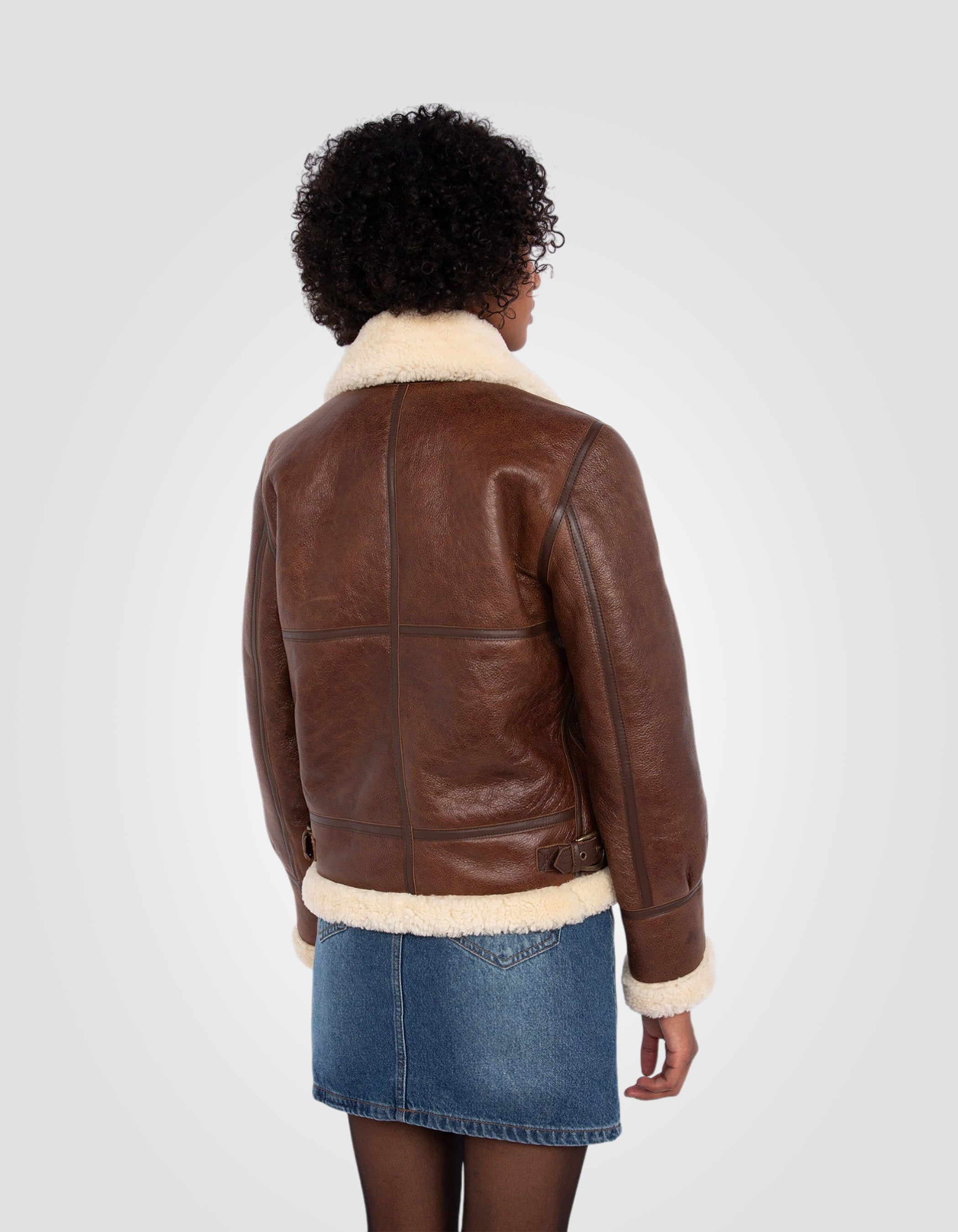 Bomber jacket, type B-3, sheepskin leather-6