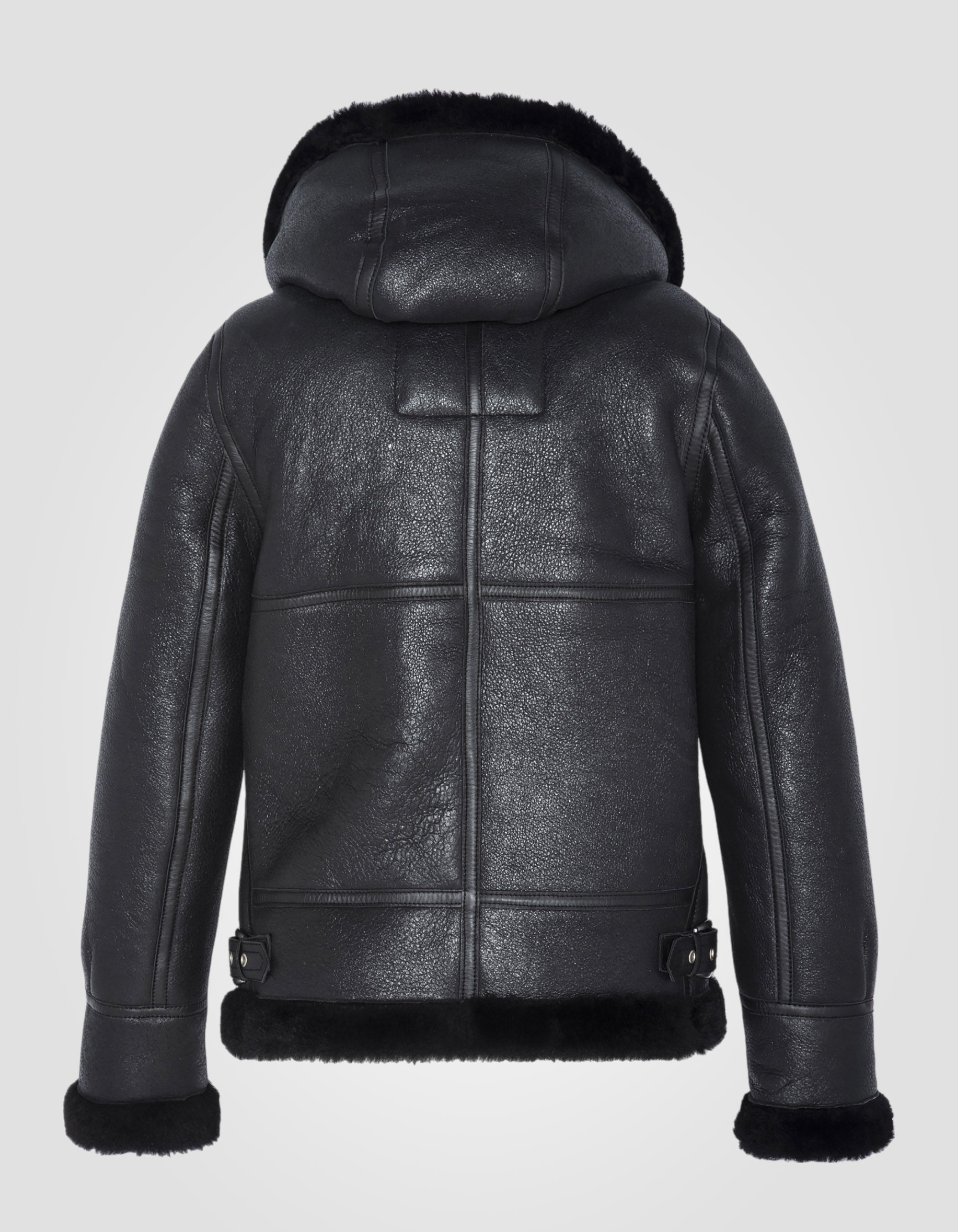 Hooded bomber jacket, type B-3, sheepskin leather-7