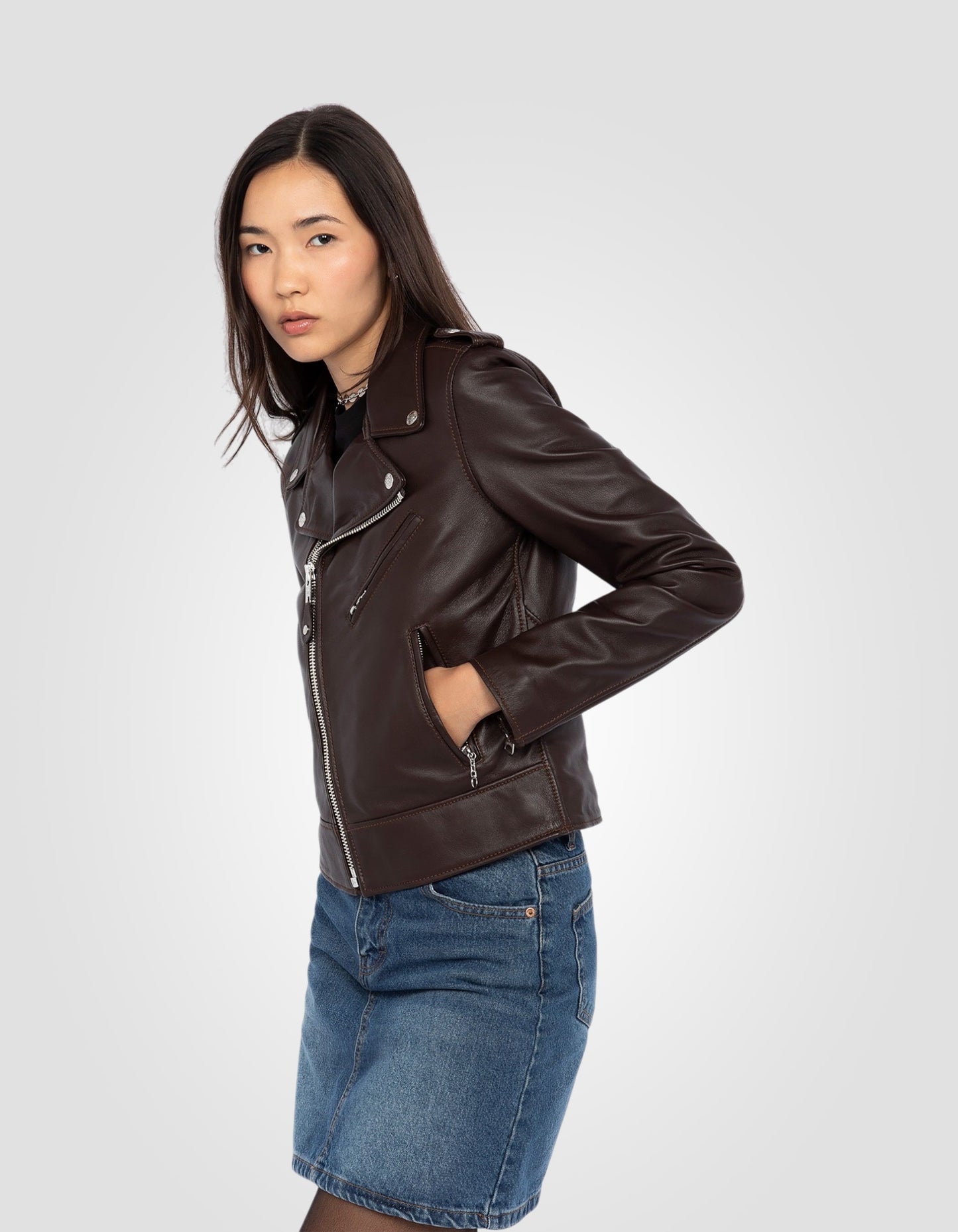 Blouson Perfecto®, cuir d'agneau