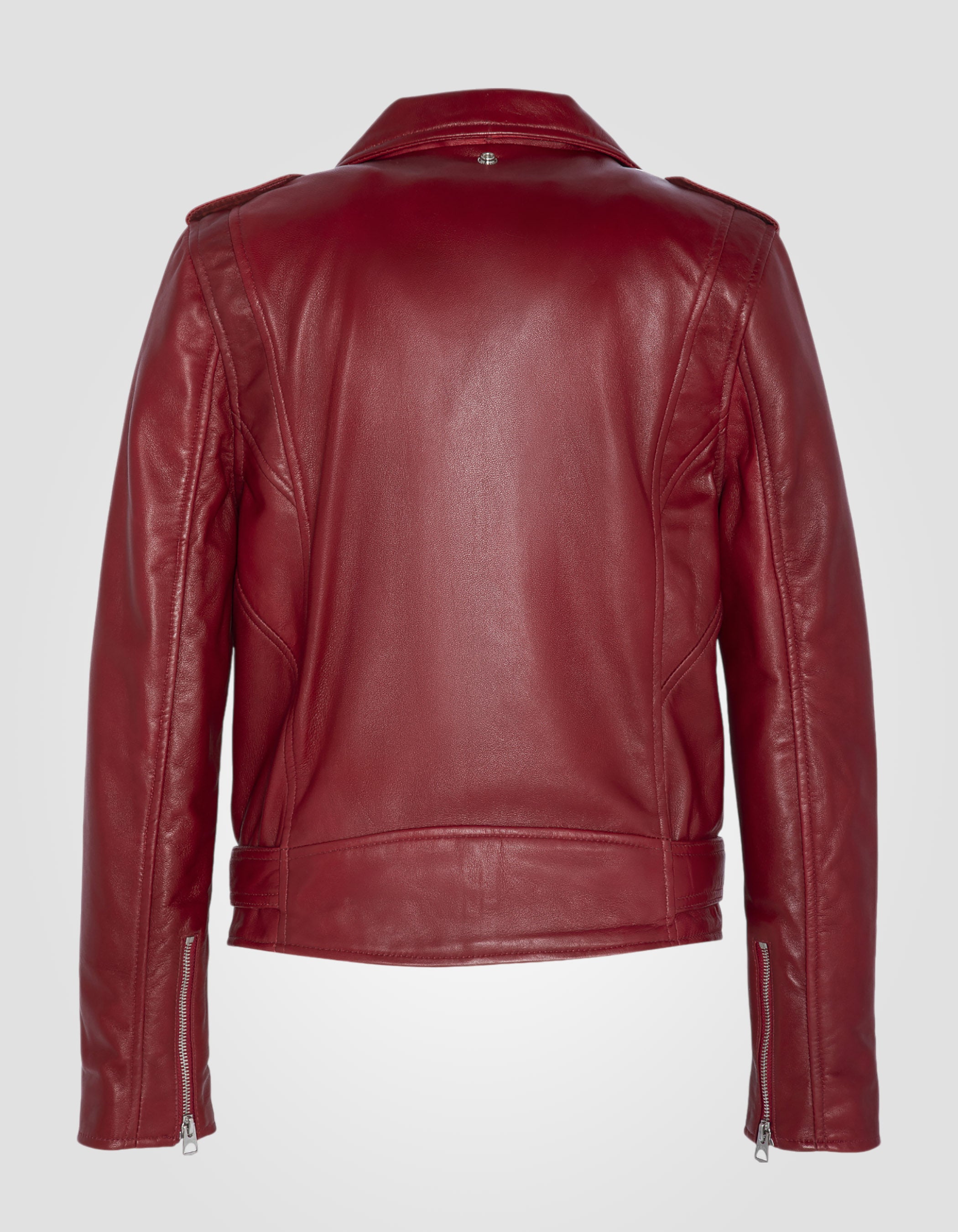 Perfecto® jacket, with belt, lambskin leather-8