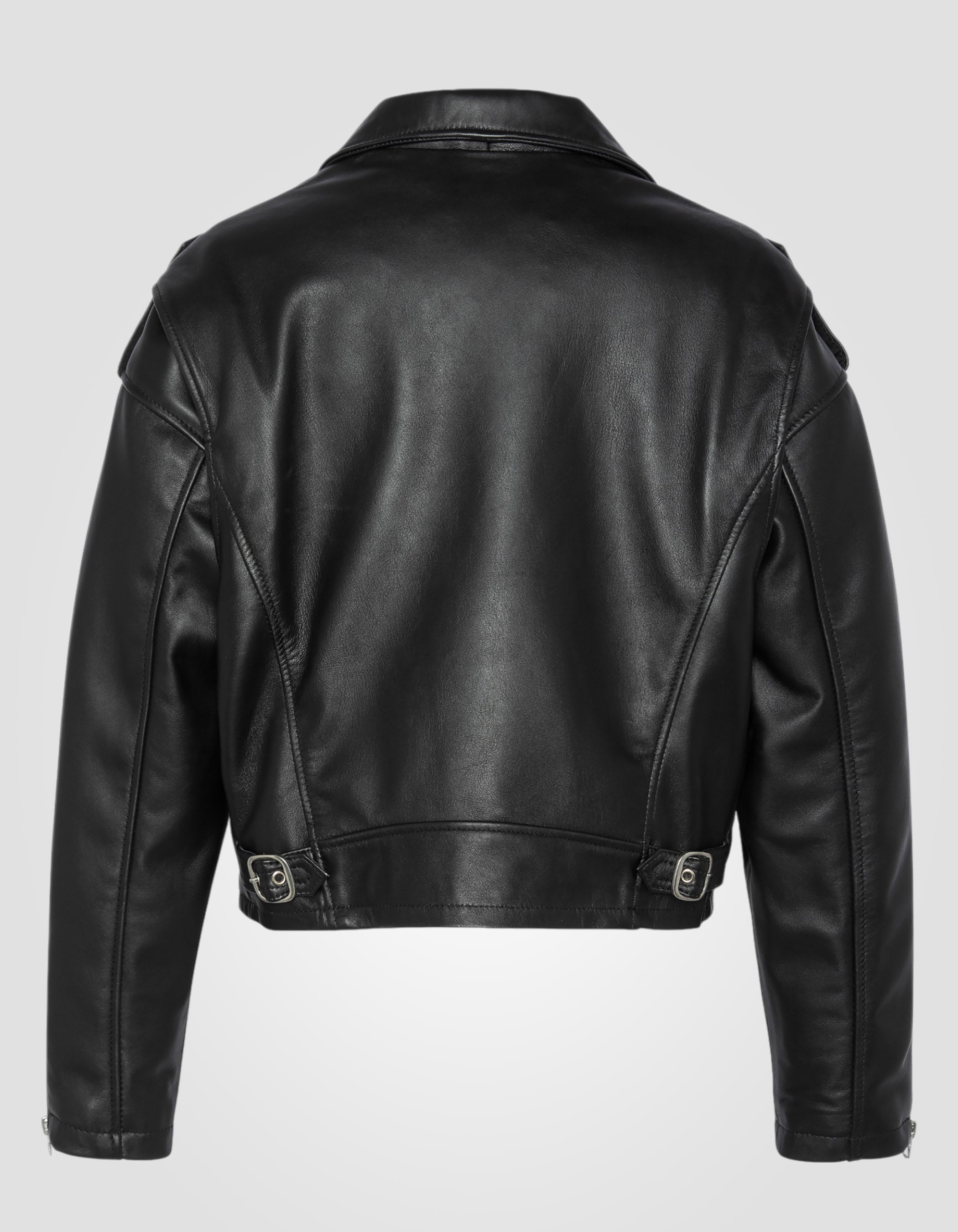 90's crop Perfecto jacket, lambskin leather-9