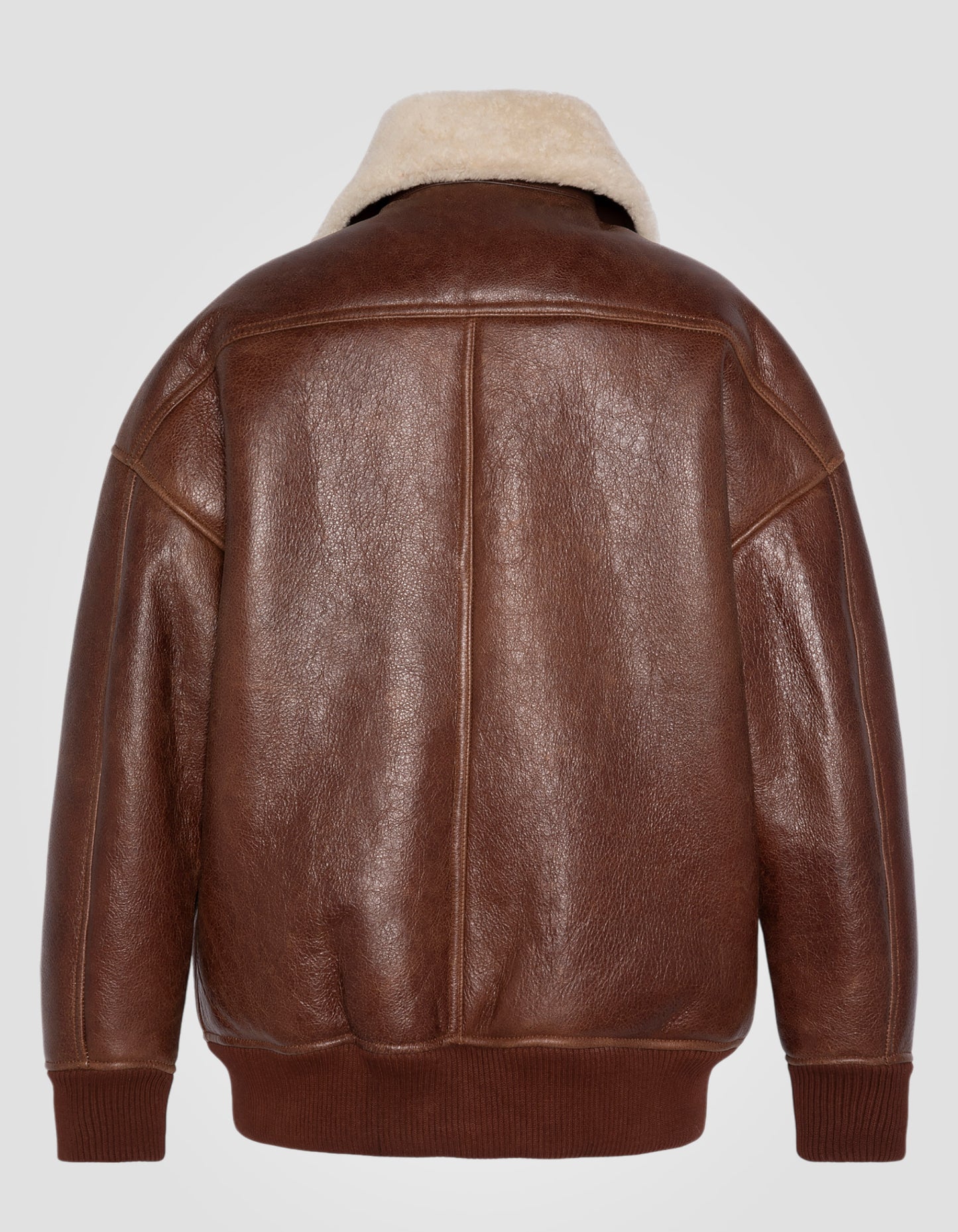 Blouson pilote, mouton double face