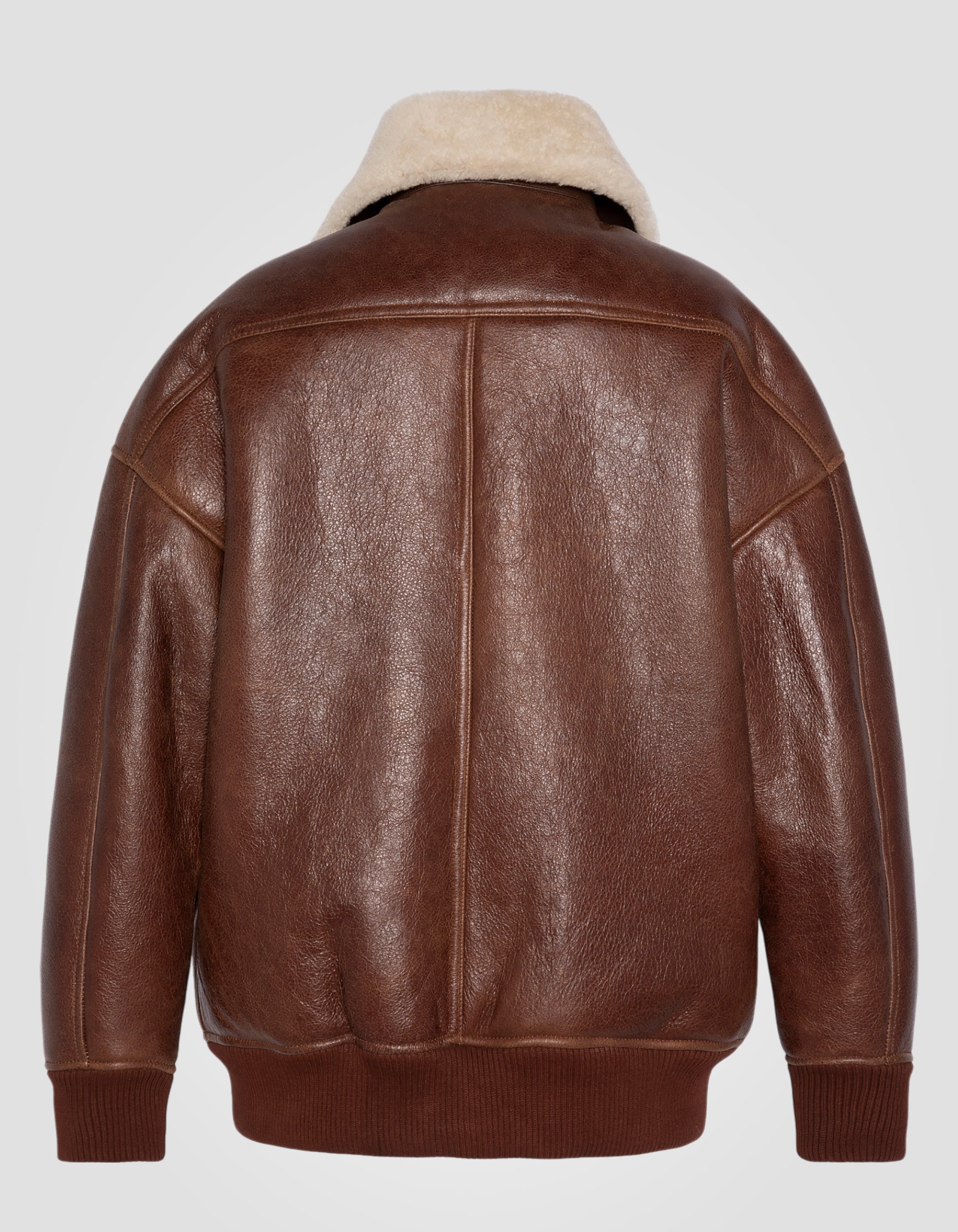 A2 flight jacket, double face sheepskin-9