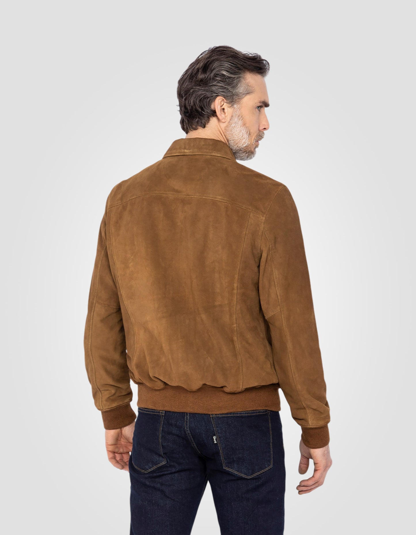 Casual jacket, goat leather