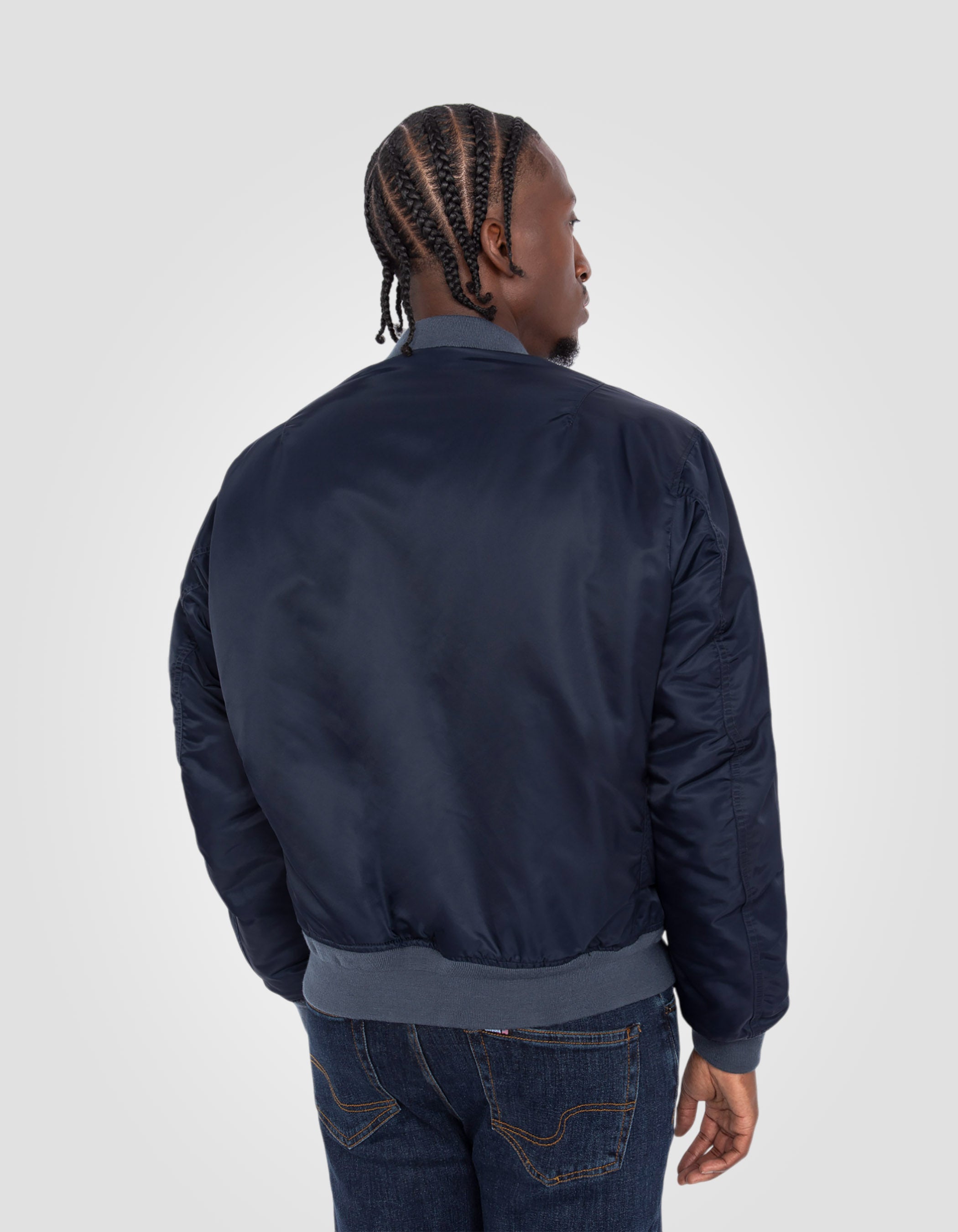 Recycled Nylon washed MA-1 Bomber jacket, comfort fit-6