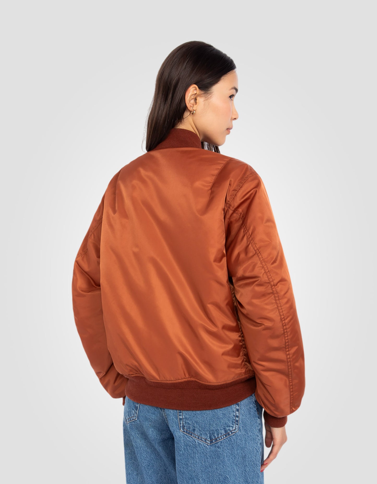 Bomber MA-1 lavé en nylon recyclé, coupe confort