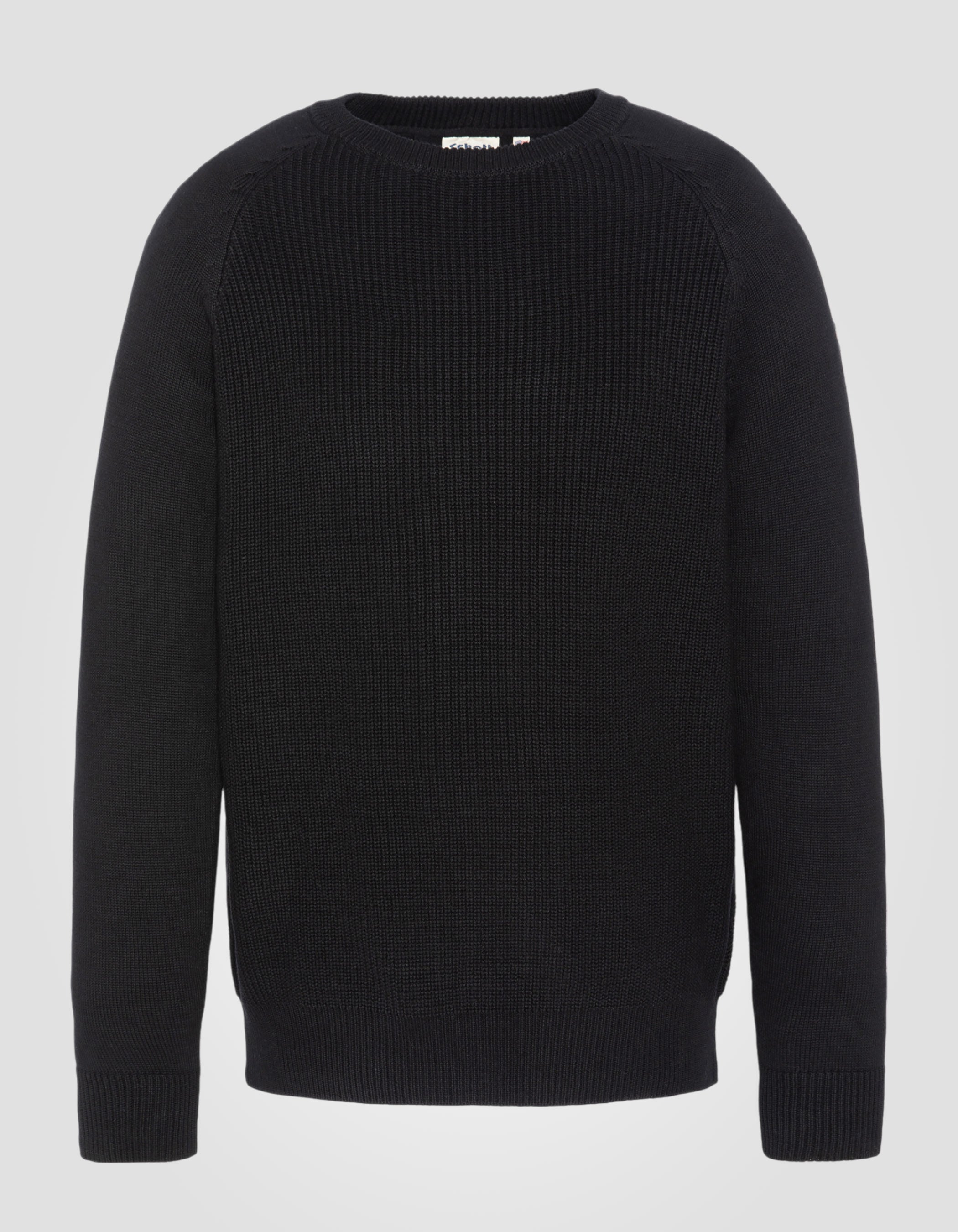 Ribbed crewneck sweater-1