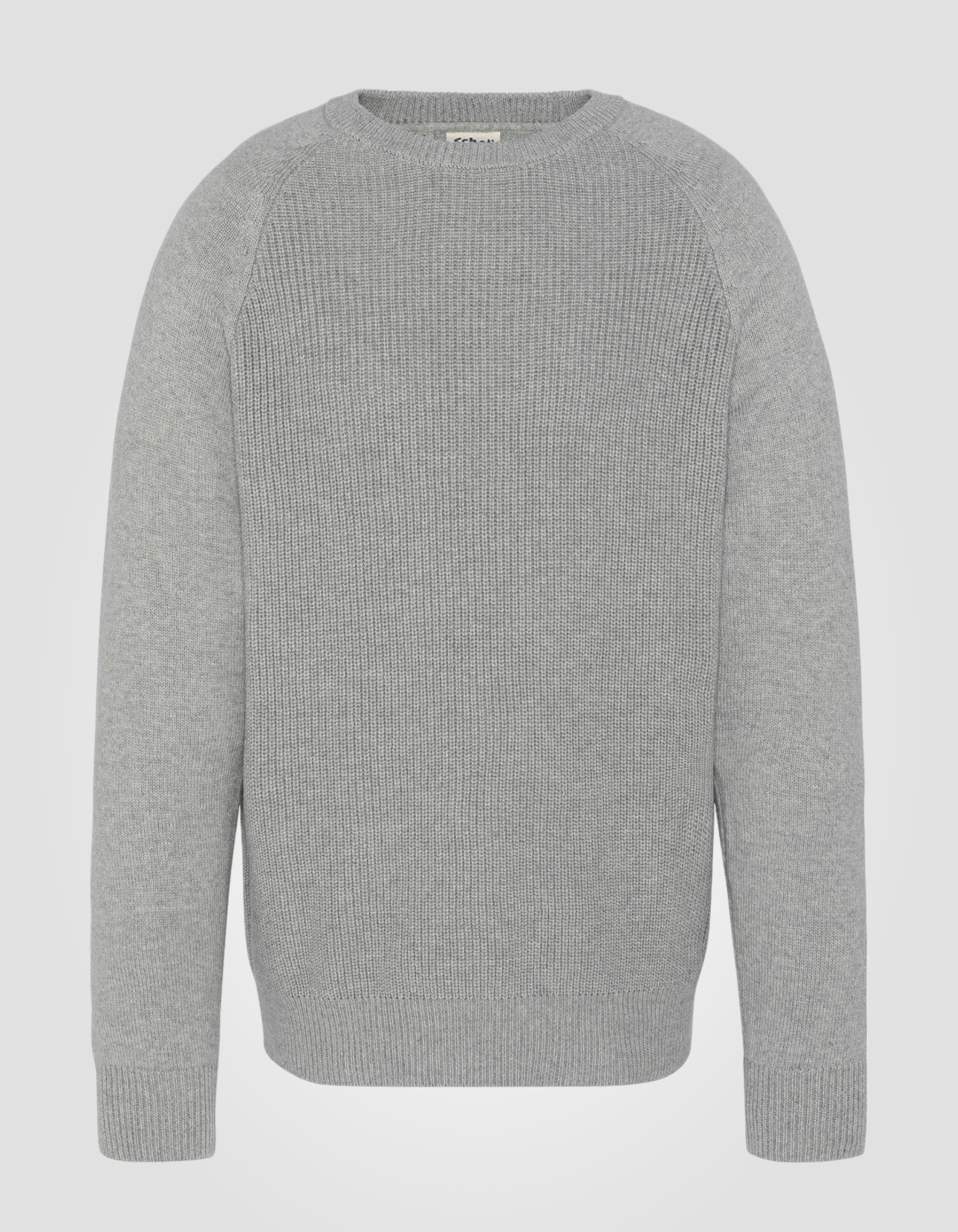 Ribbed crewneck sweater-1