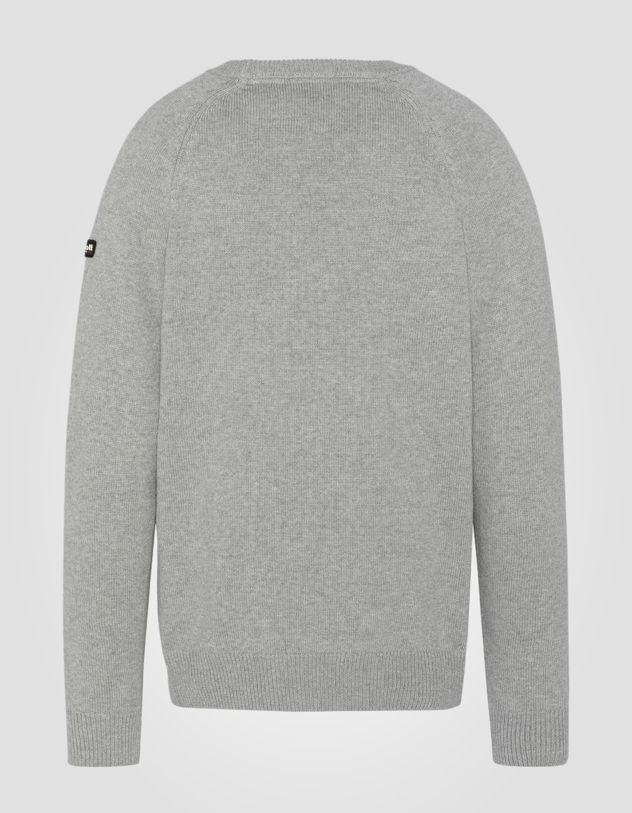 Ribbed crewneck sweater-2