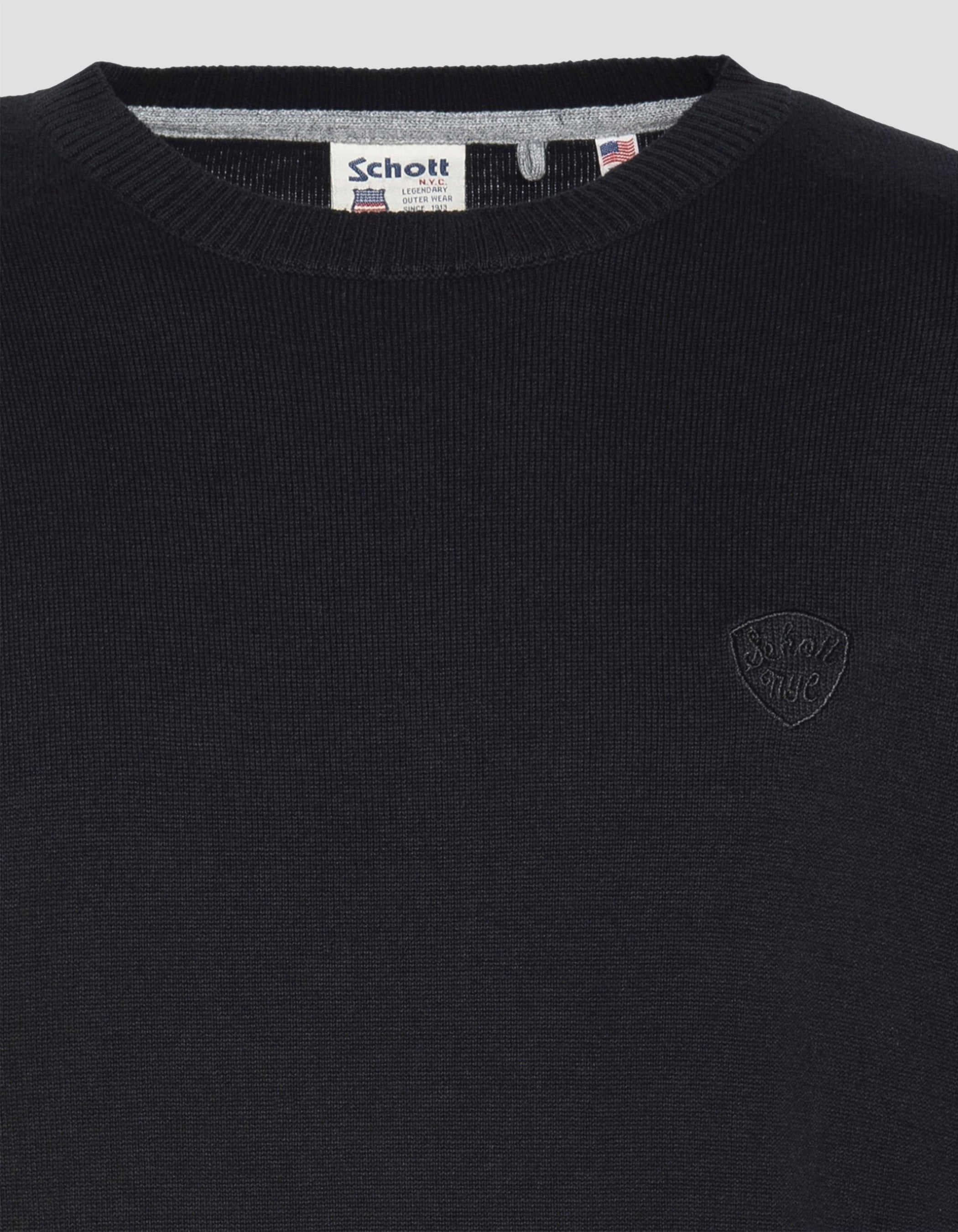 Thin crewneck sweater-3