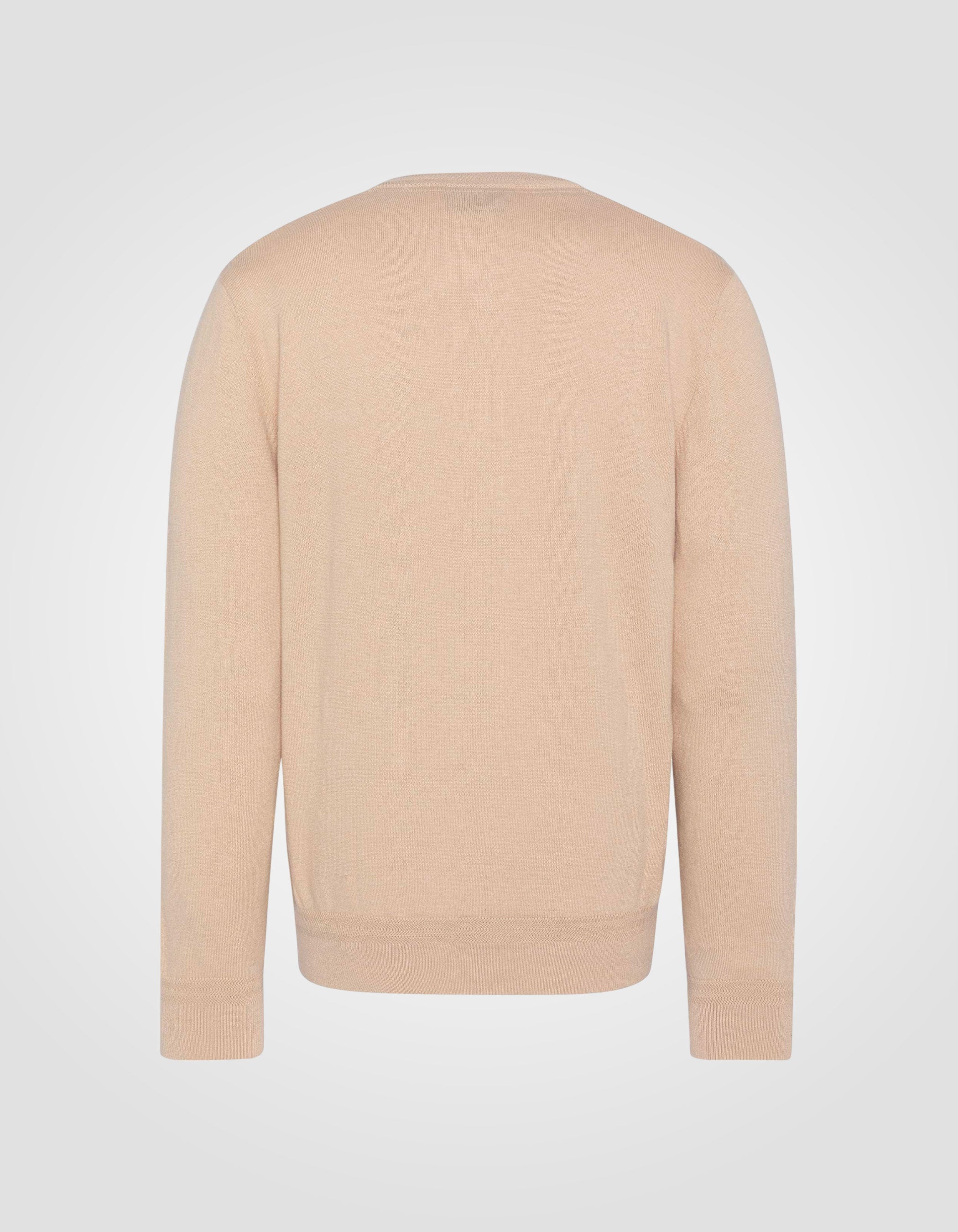 Fine knit crewneck sweater-2