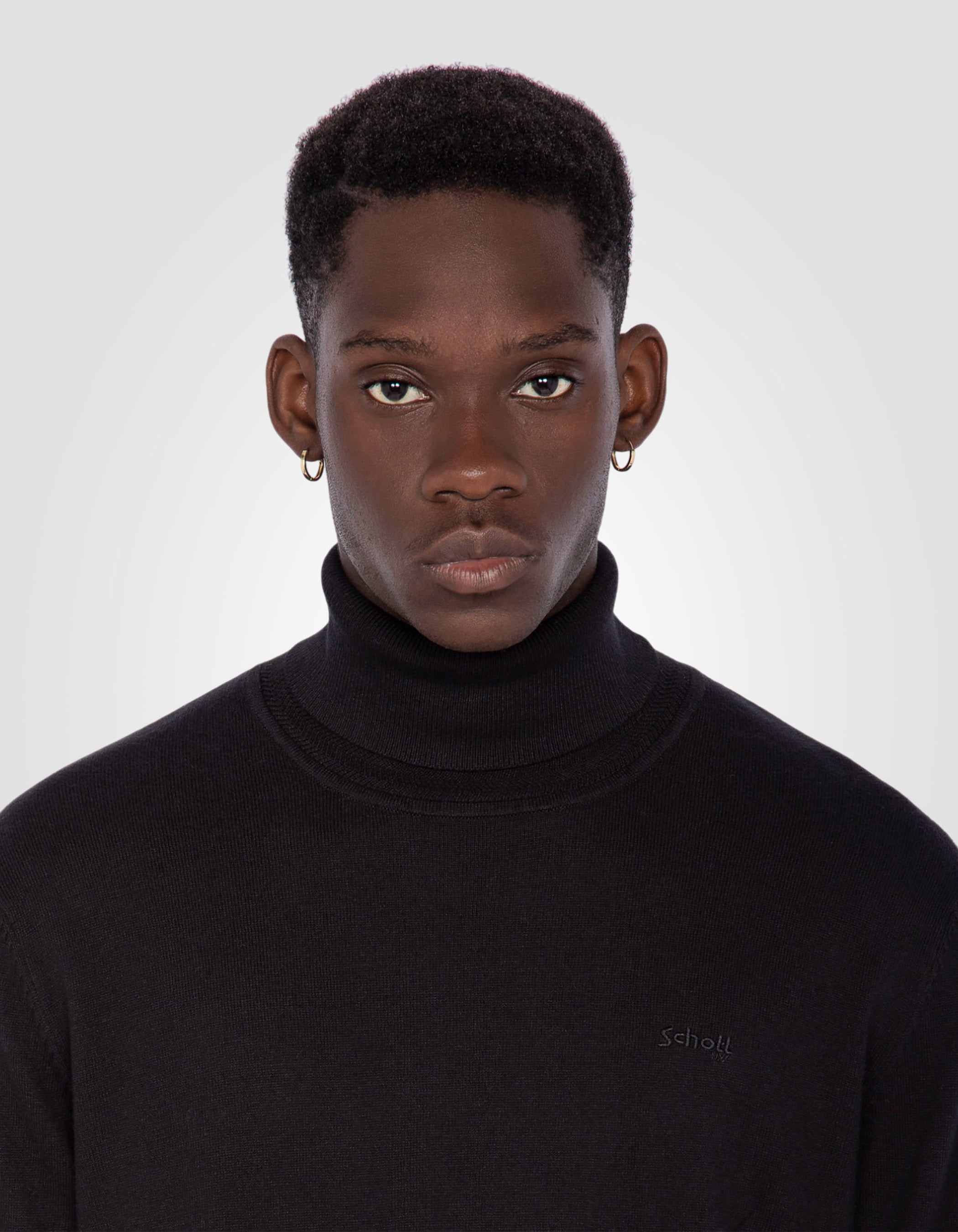 Fine knit Turtleneck sweater-4