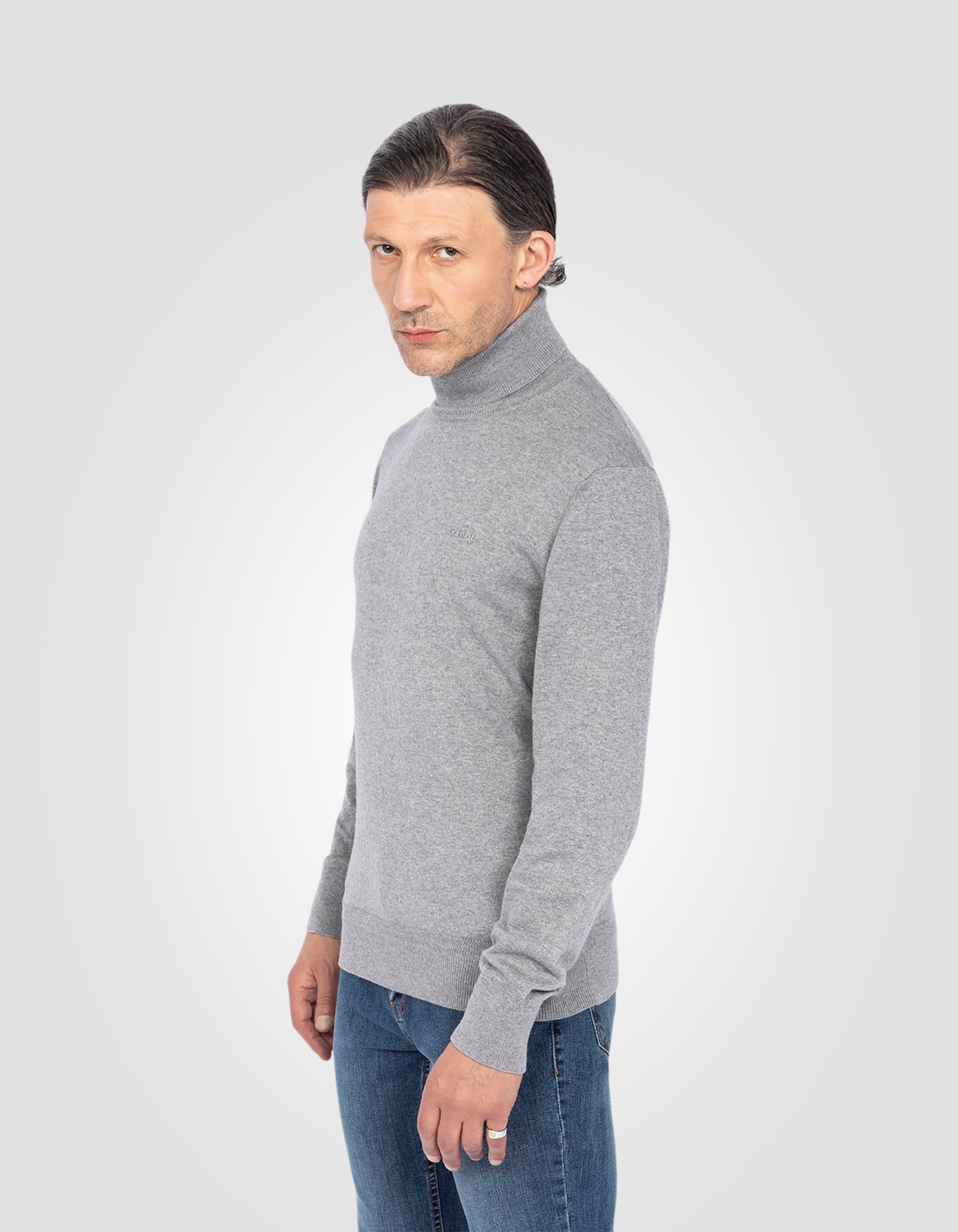 Fine knit Turtleneck sweater-3