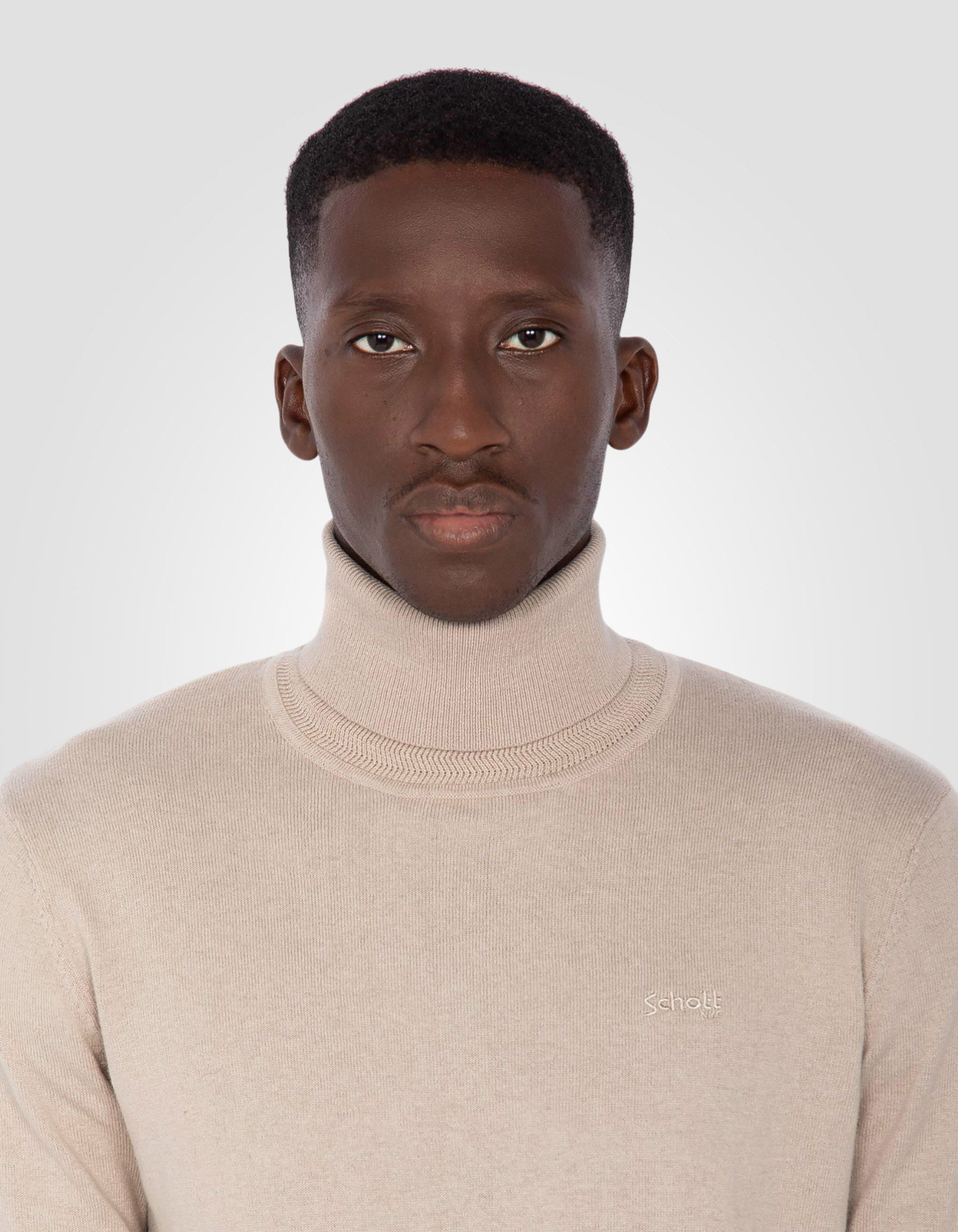 Fine knit Turtleneck sweater-4