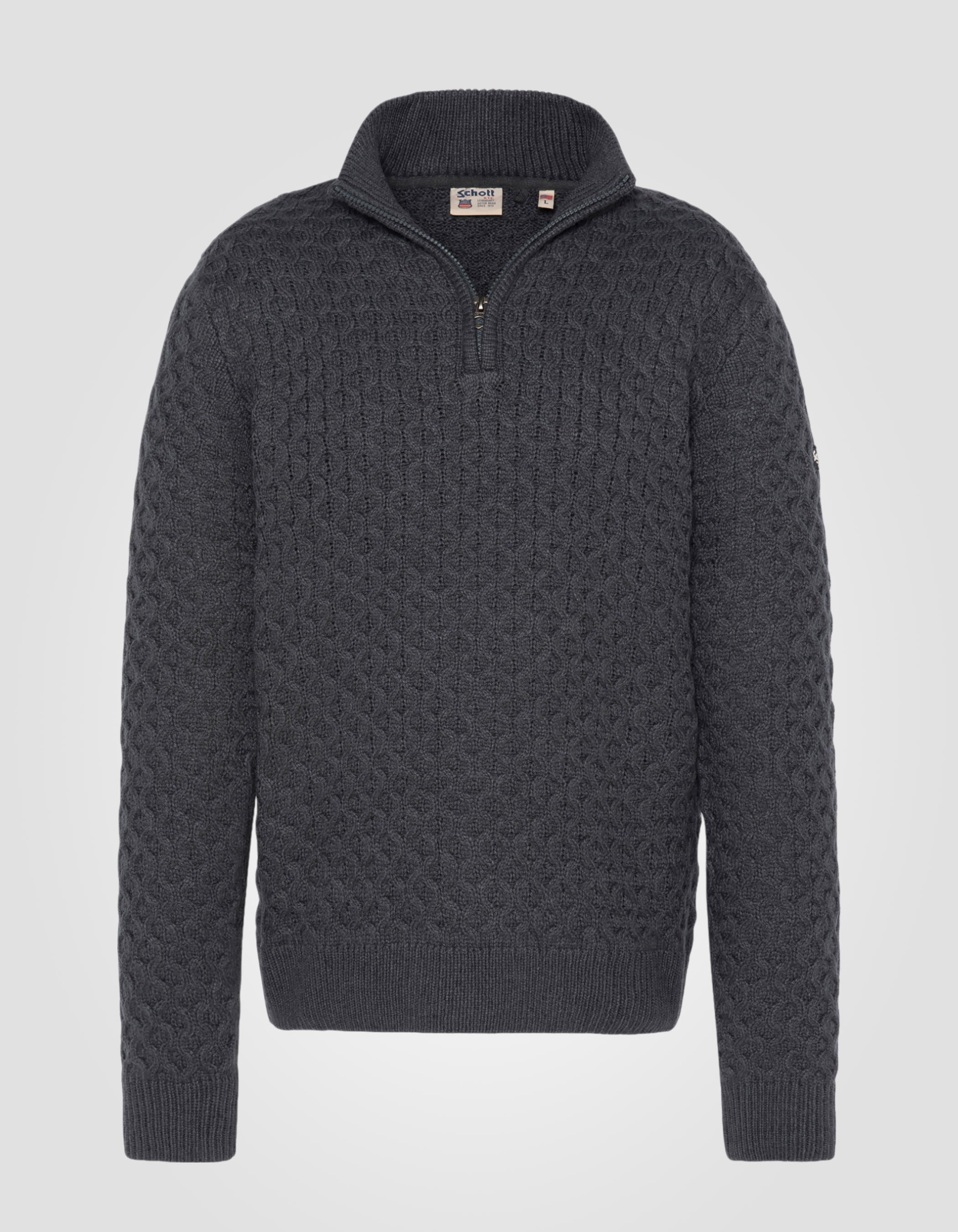 Knitwear trucker jumper-1