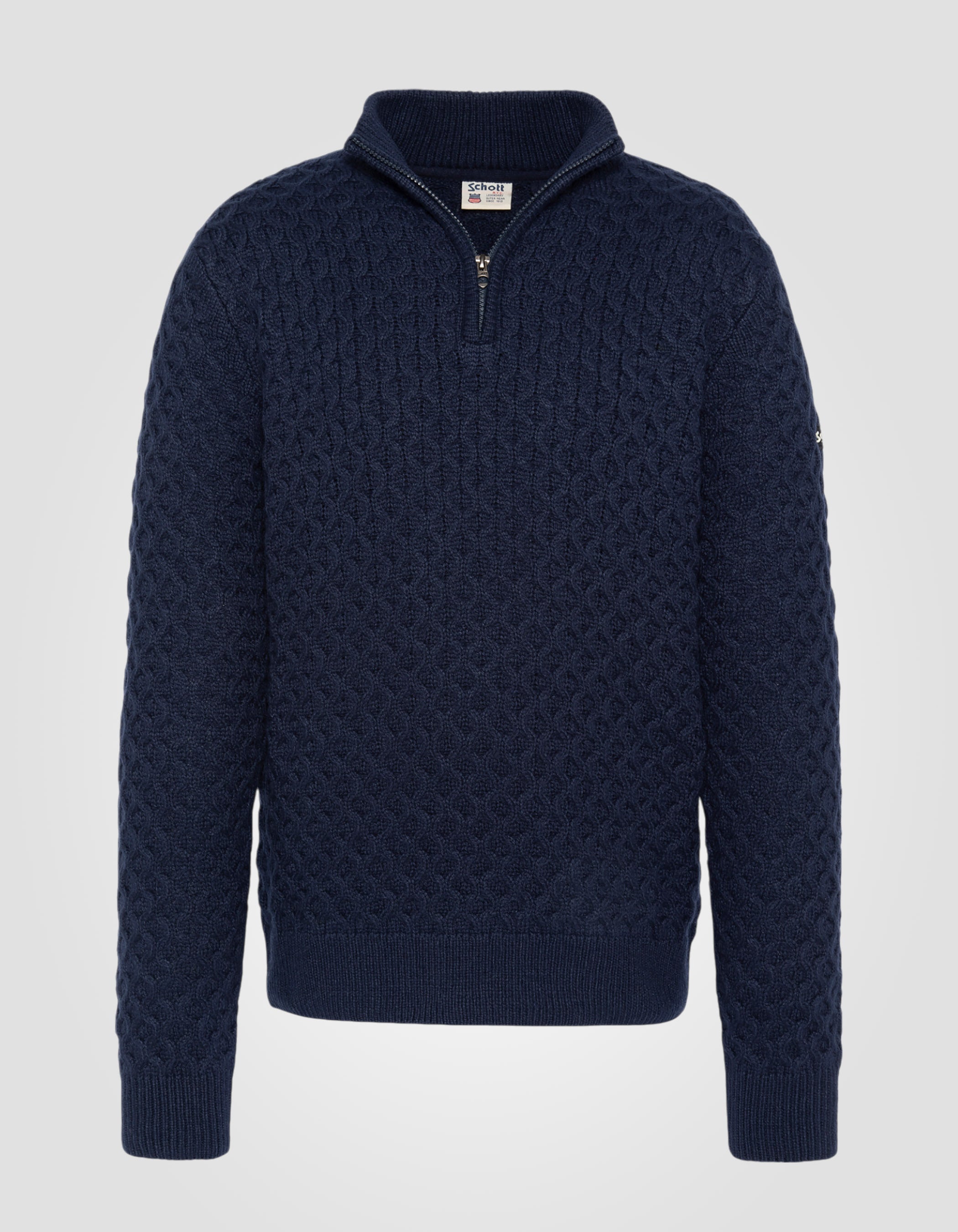 Knitwear trucker jumper-1