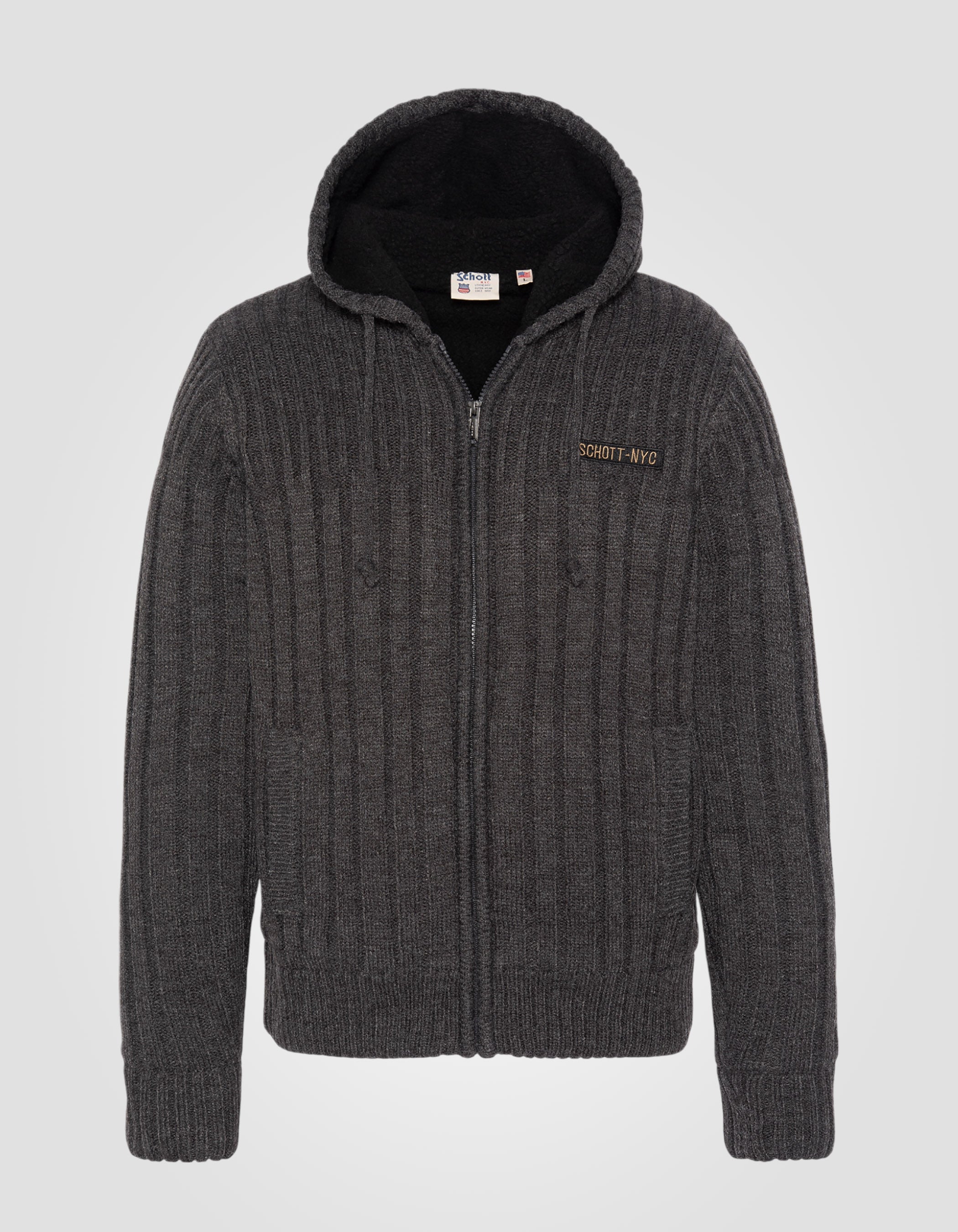 Sherpa-lined hoodie-1