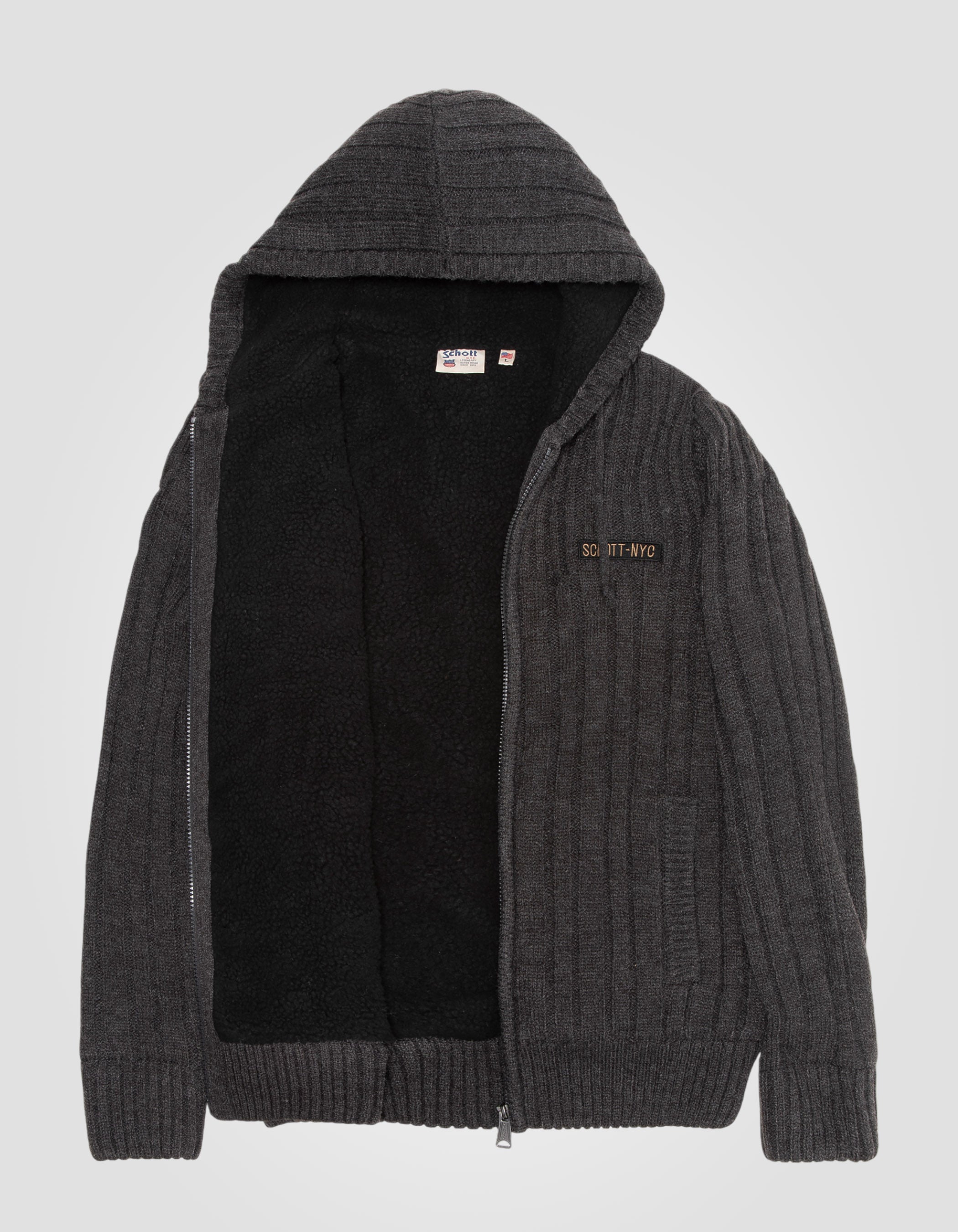 Sherpa-lined hoodie-3