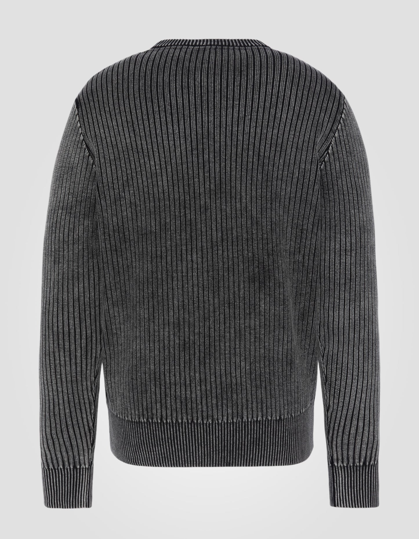 Ribbed crewneck sweater