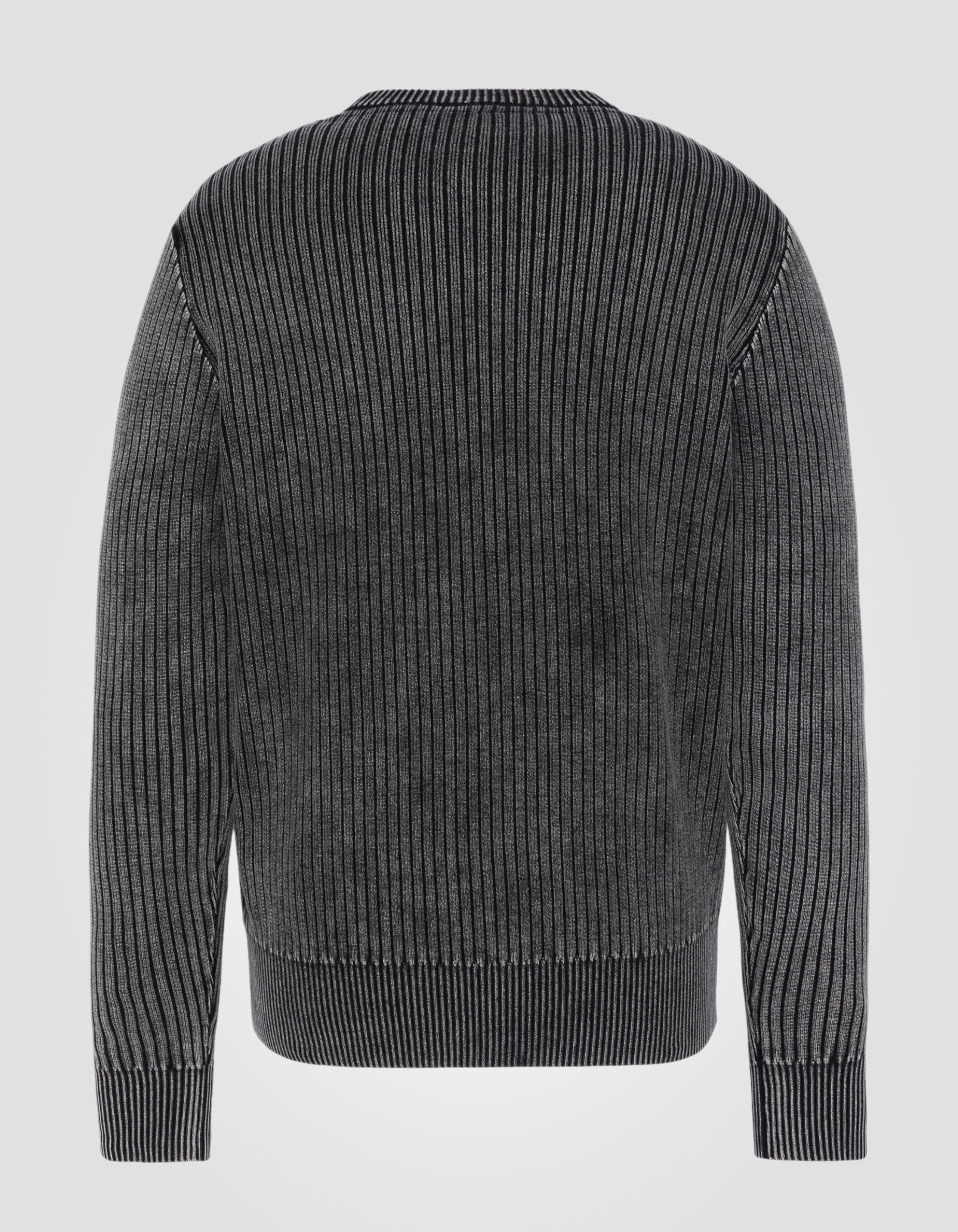 Ribbed crewneck sweater-2