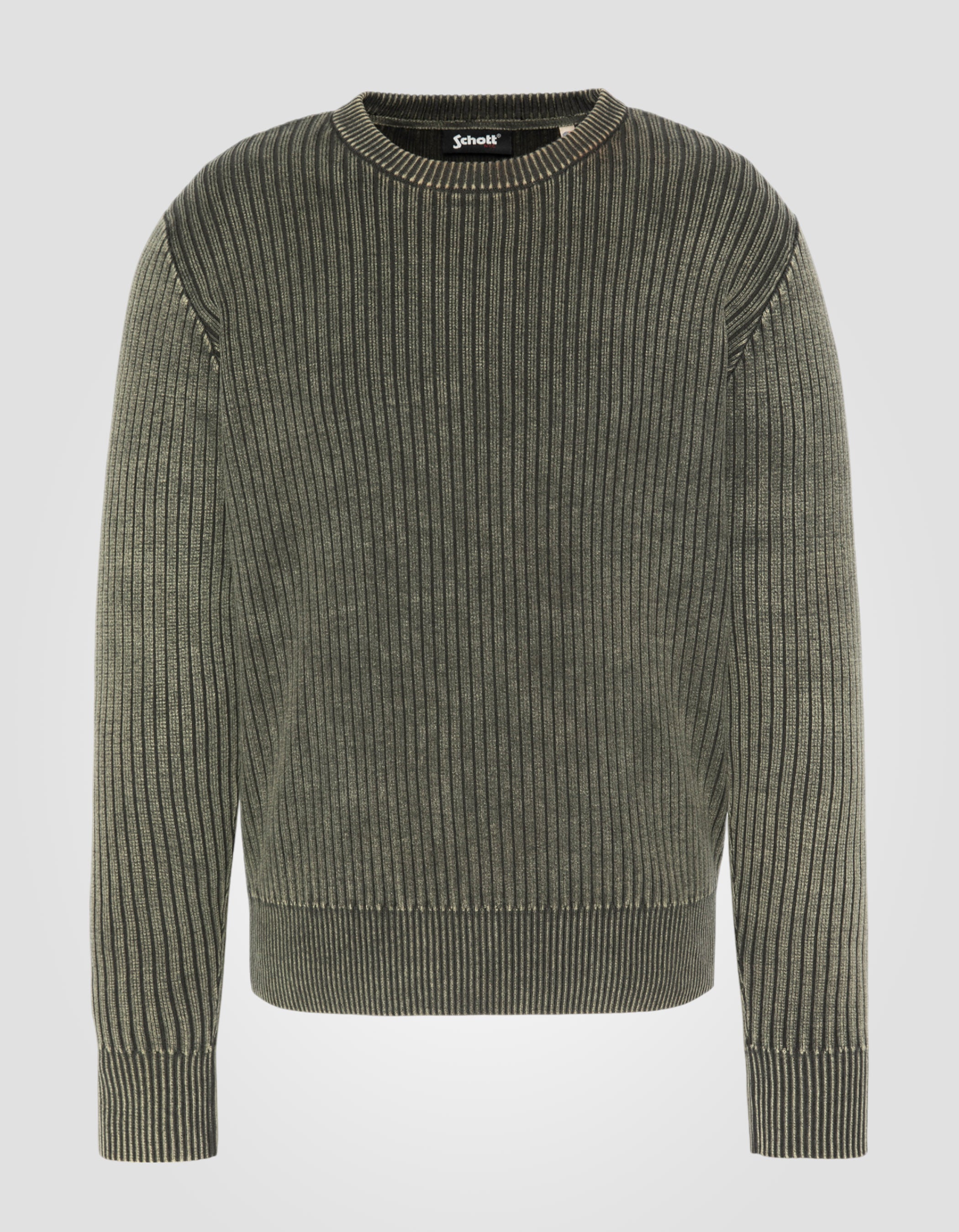 Ribbed crewneck sweater-2