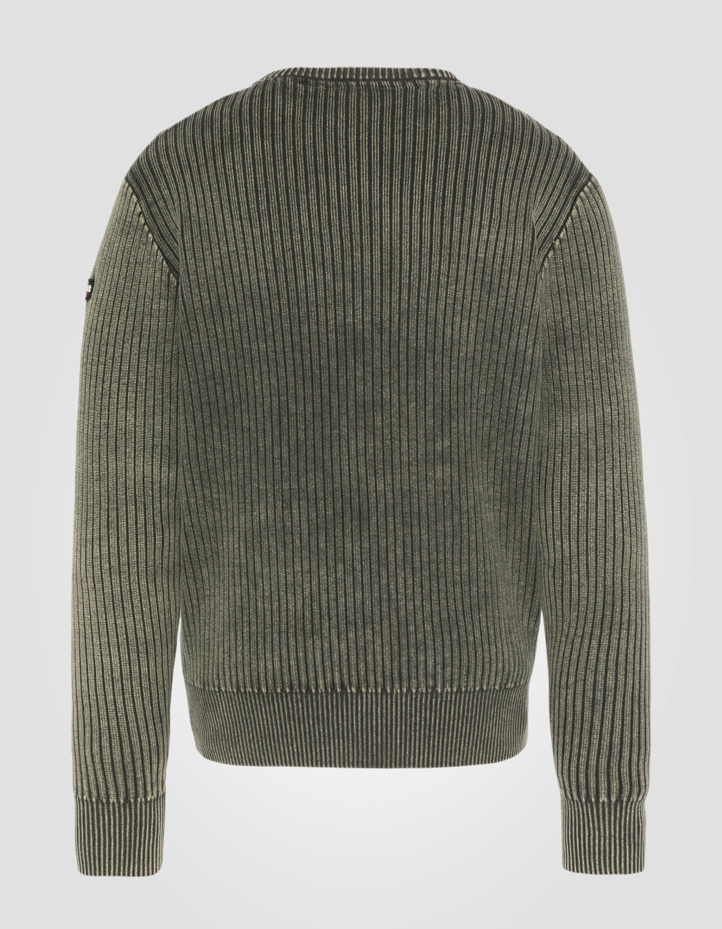 Ribbed crewneck sweater