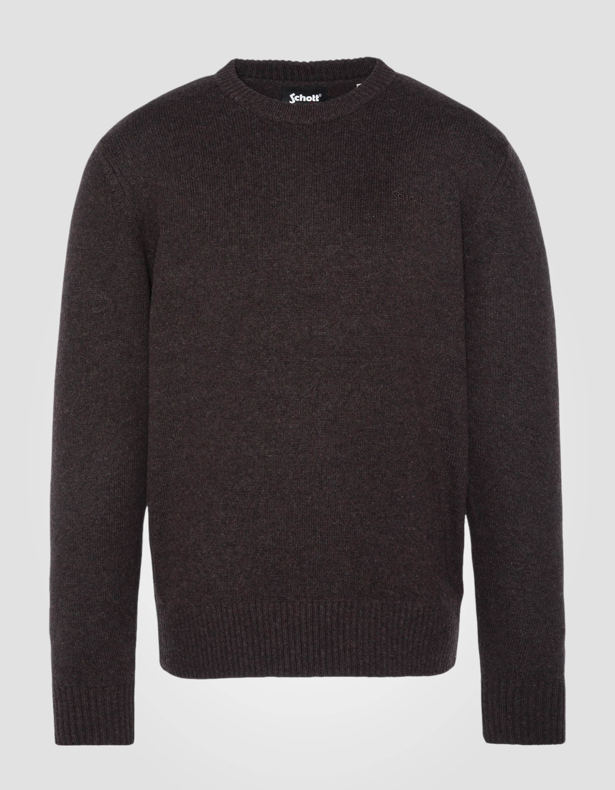 Crewneck sweater in lambswool-2