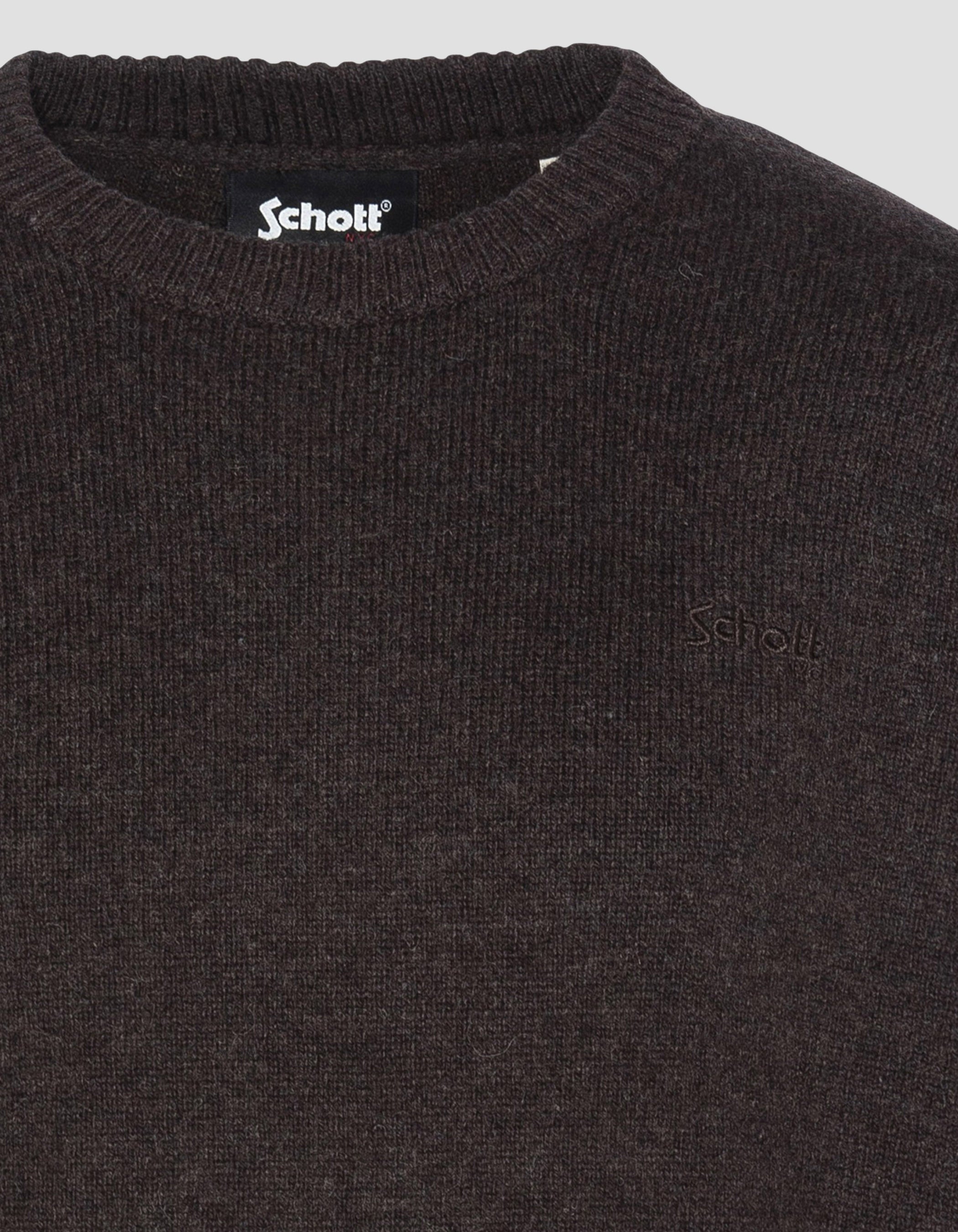 Crewneck sweater in lambswool-5