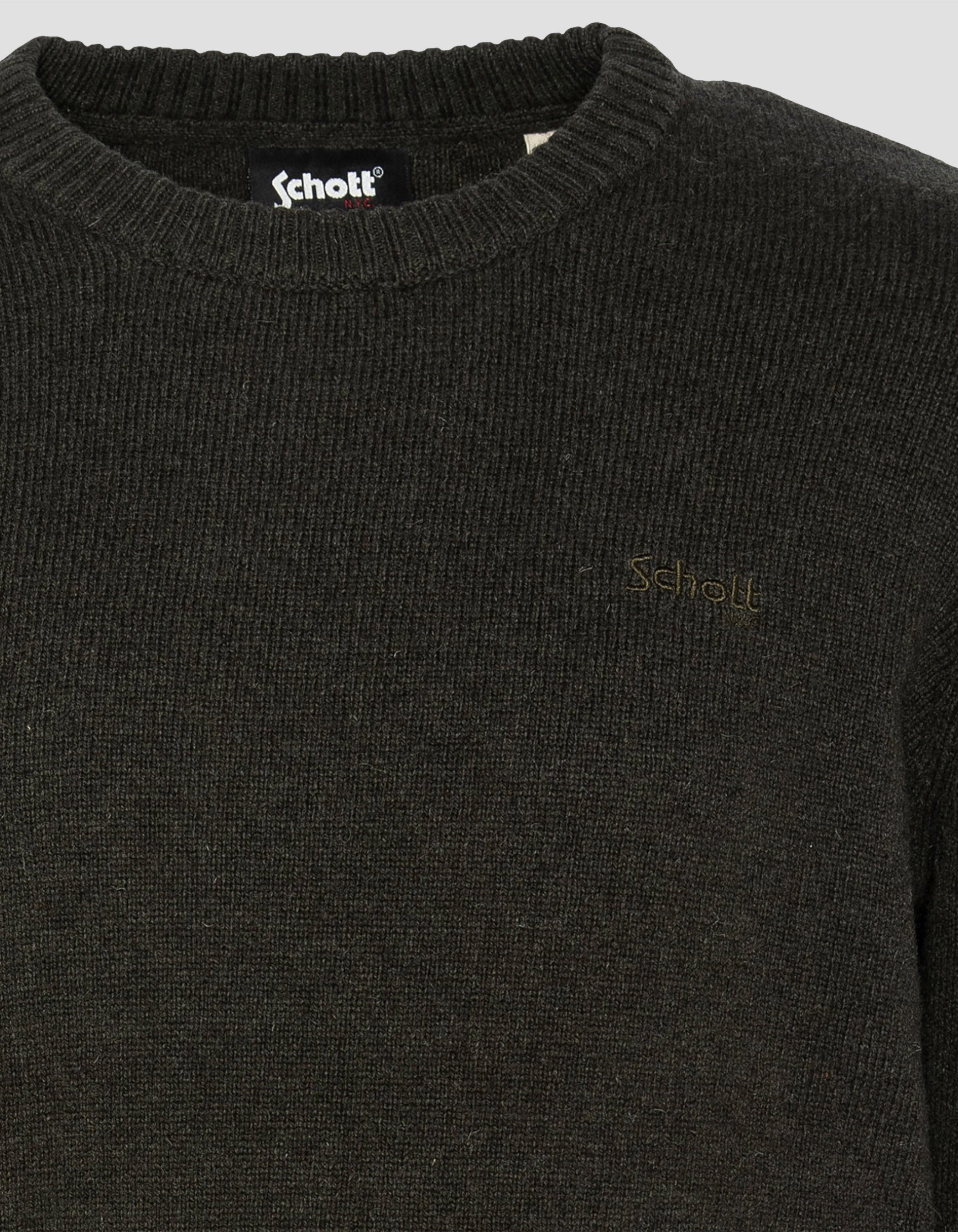 Crewneck sweater in lambswool-3