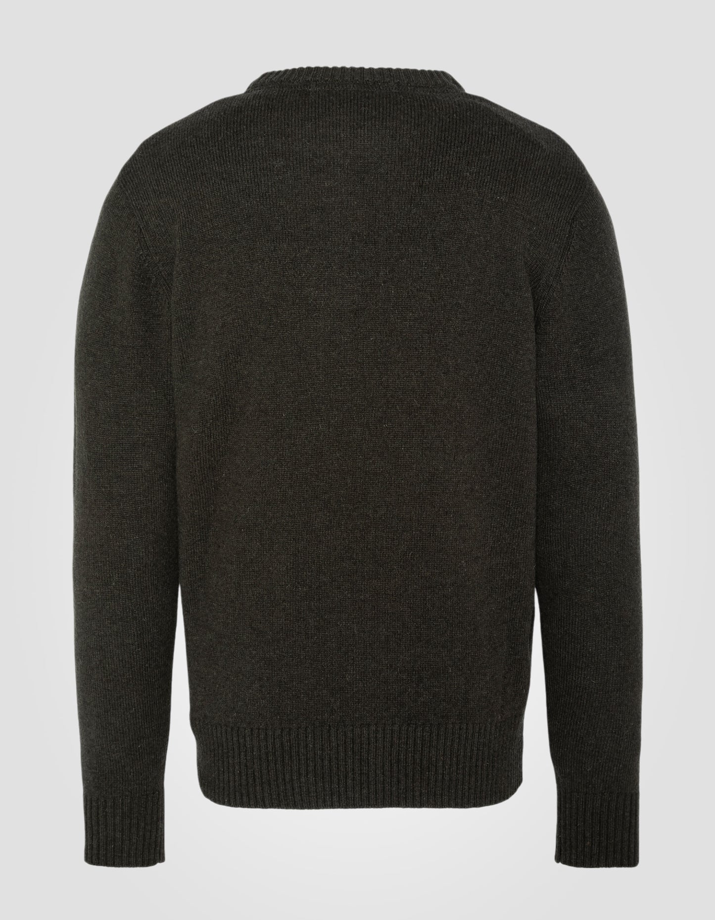 Crewneck sweater in lambswool