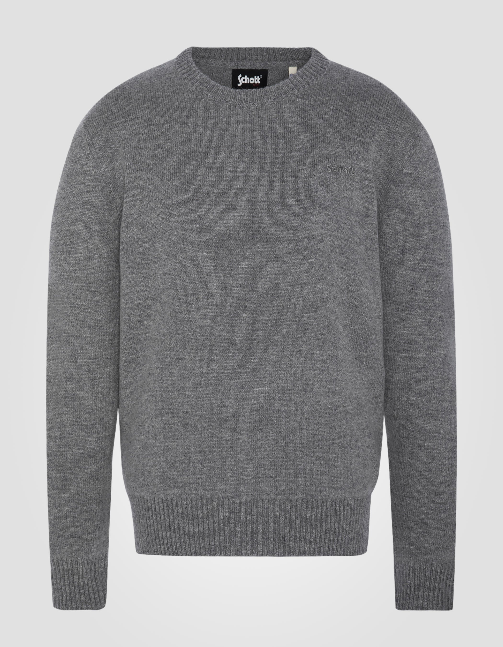 Crewneck sweater in lambswool-1