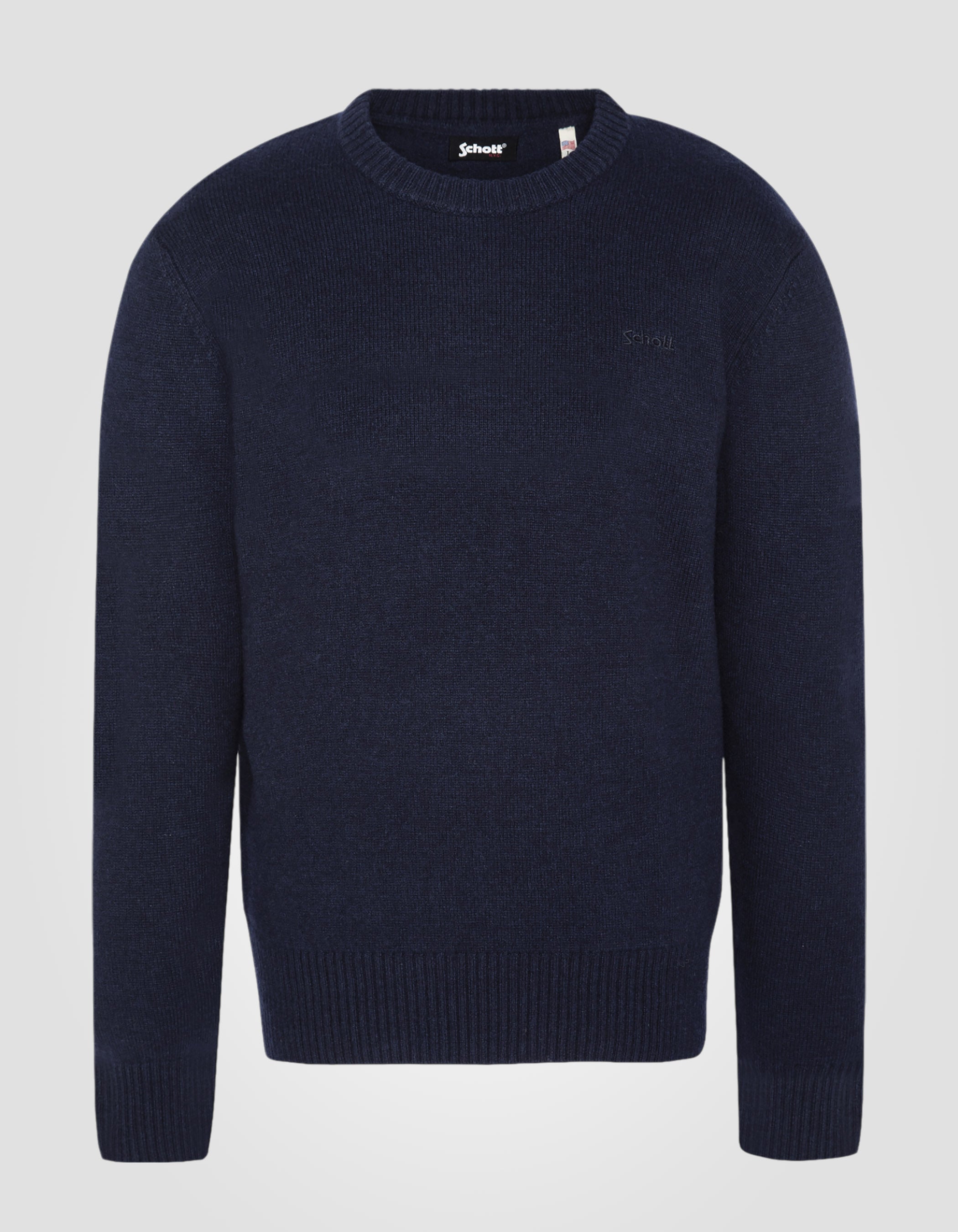 Crewneck sweater in lambswool-1