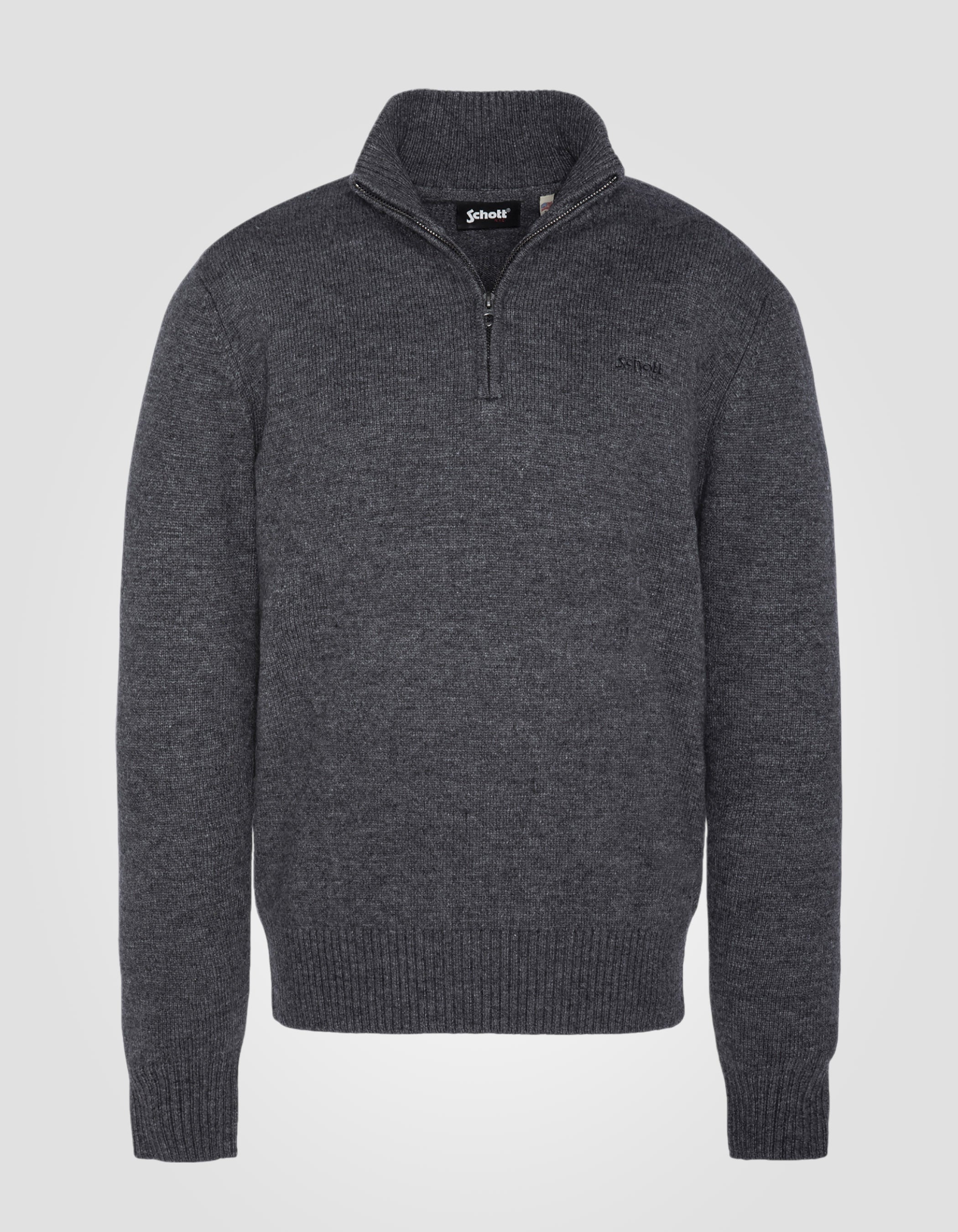 Trucker sweater in lambswool-1