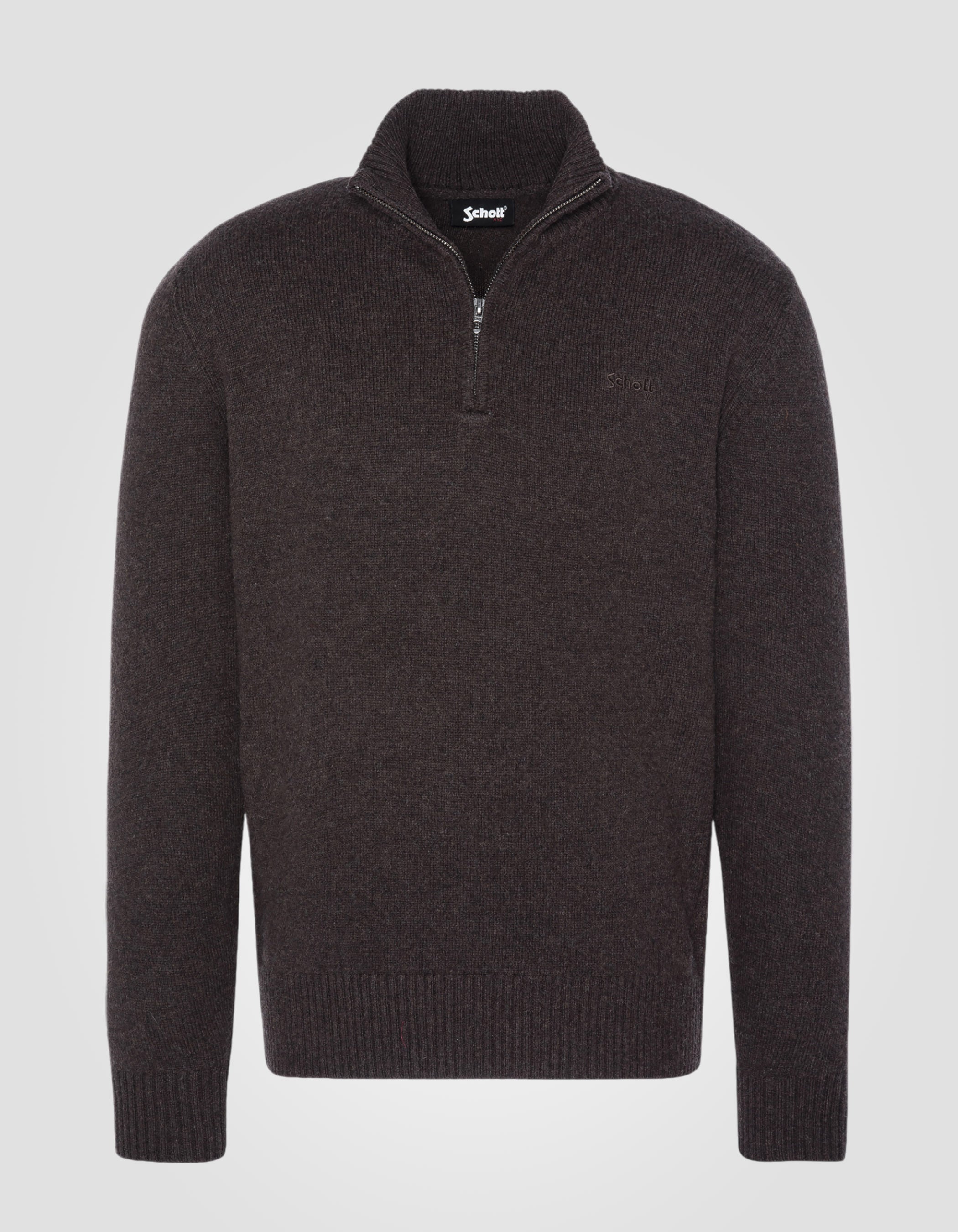 Trucker sweater in lambswool-1