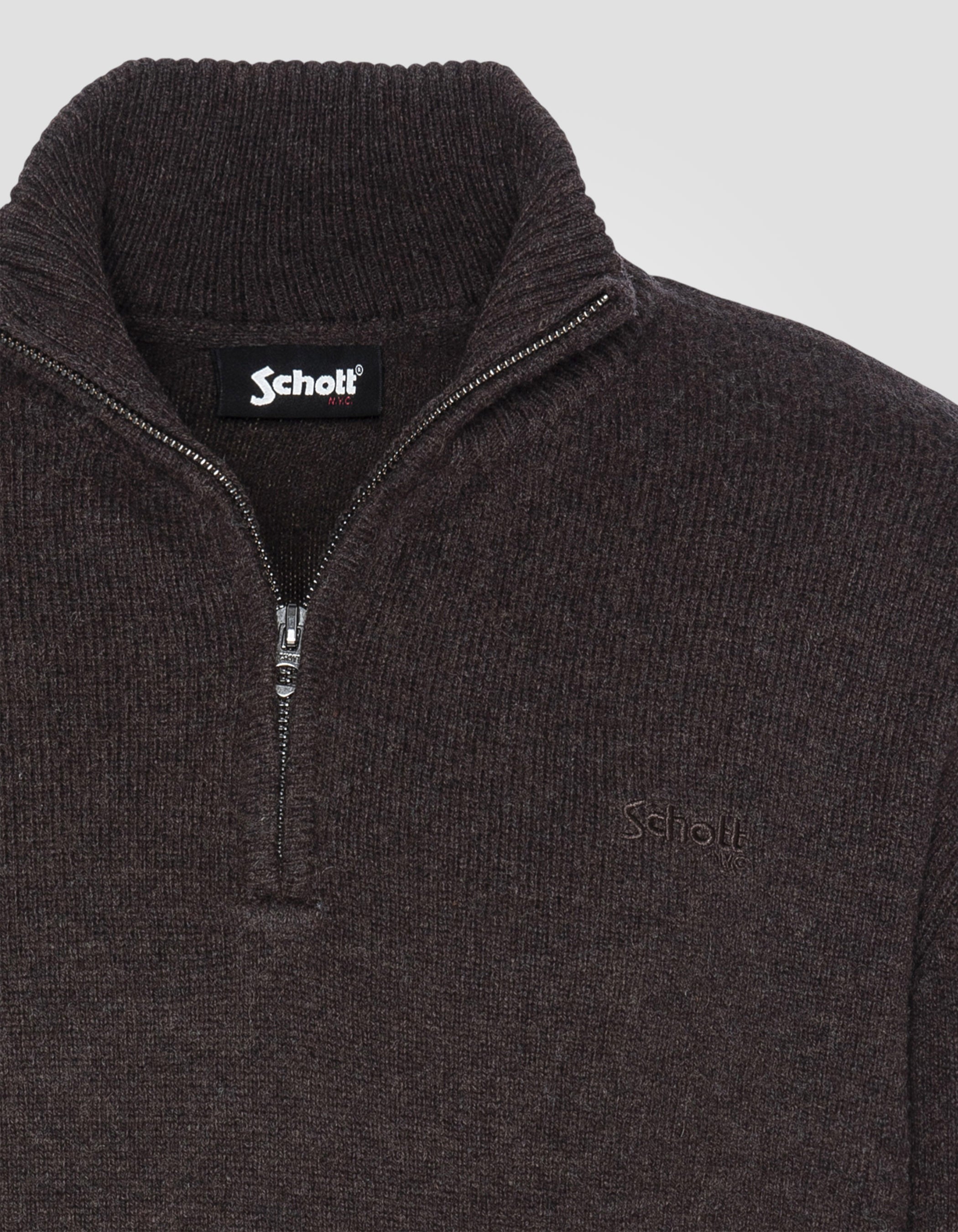 Trucker sweater in lambswool-3