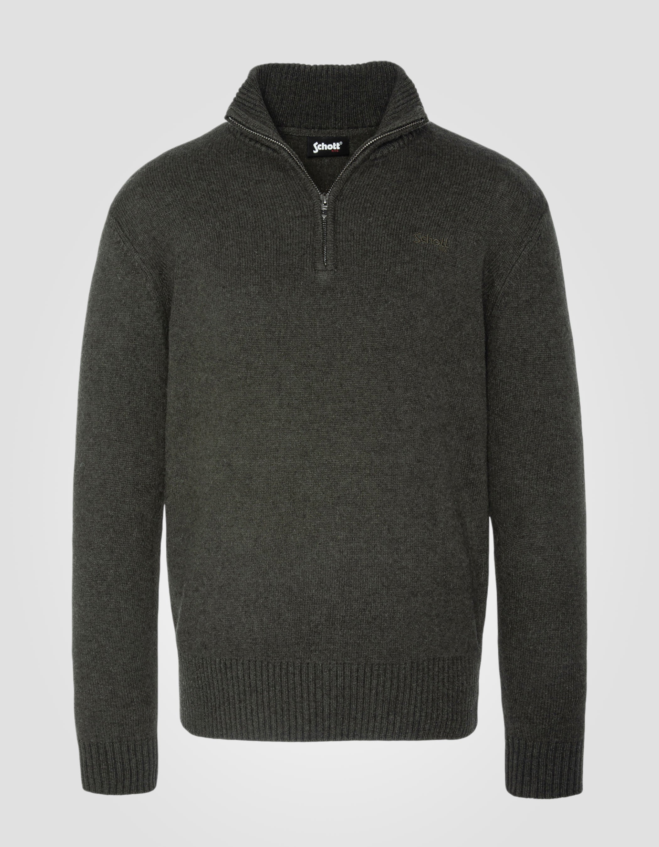 Trucker sweater in lambswool-1