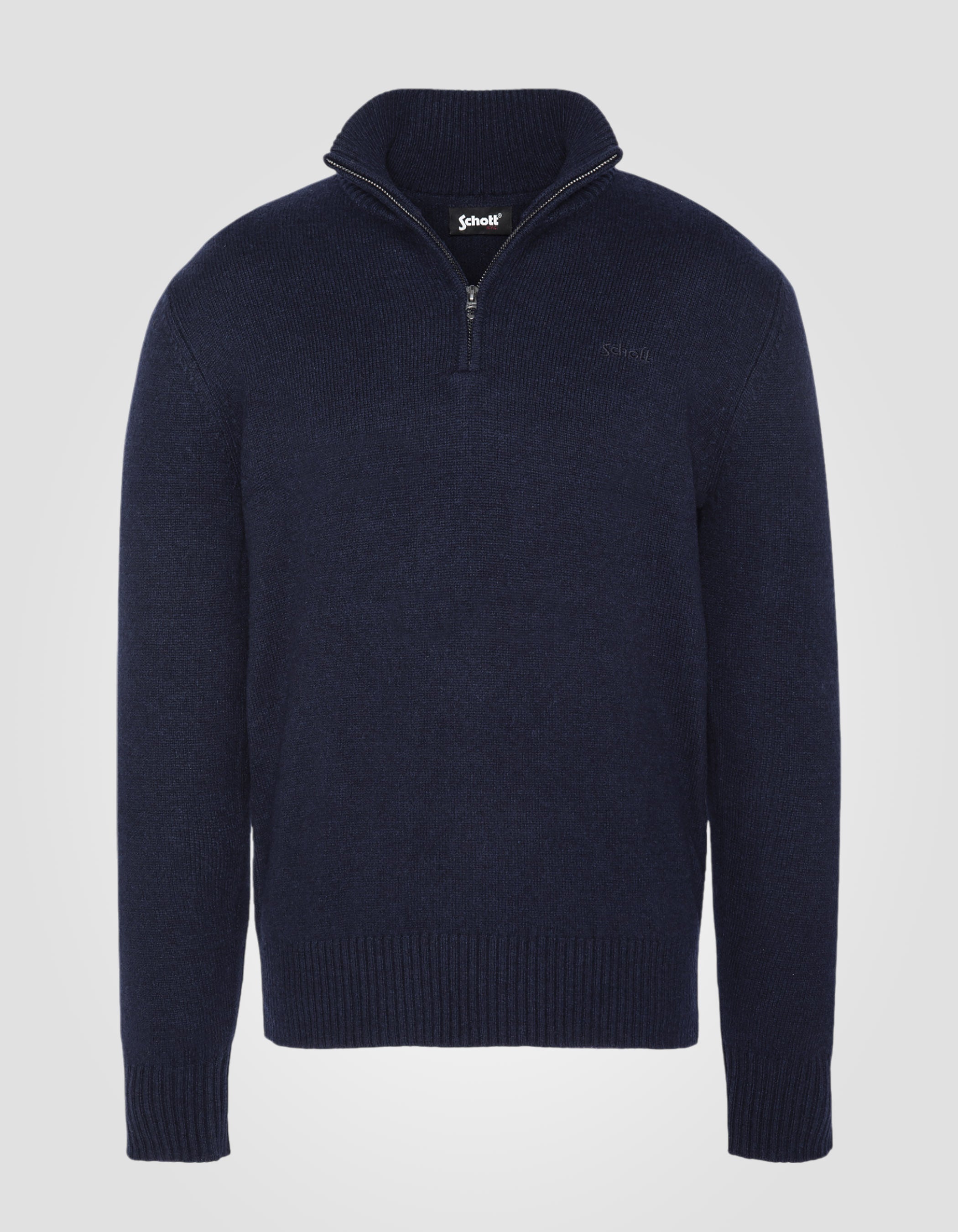 Trucker sweater in lambswool-1