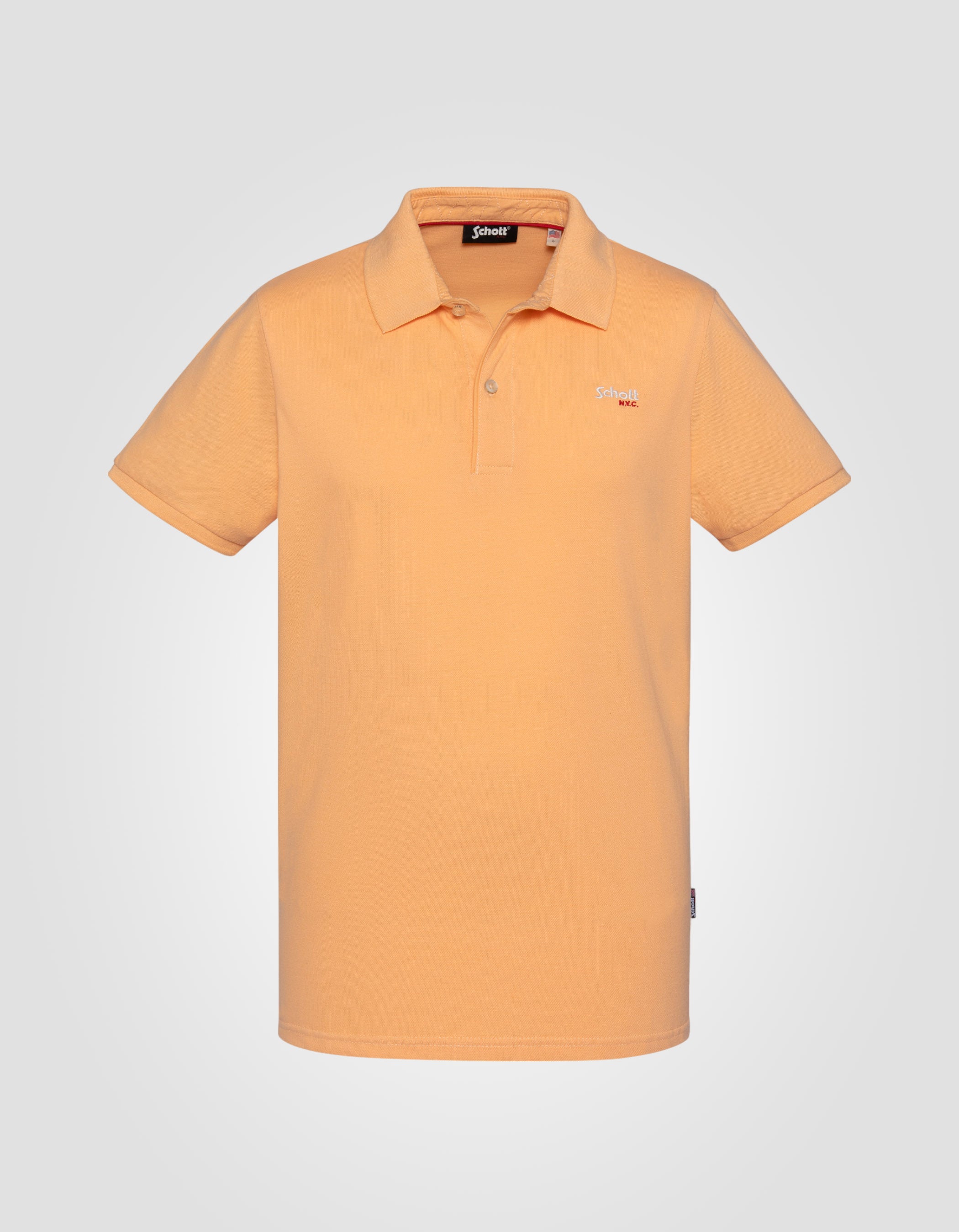 Cotton pique polo shirt-1