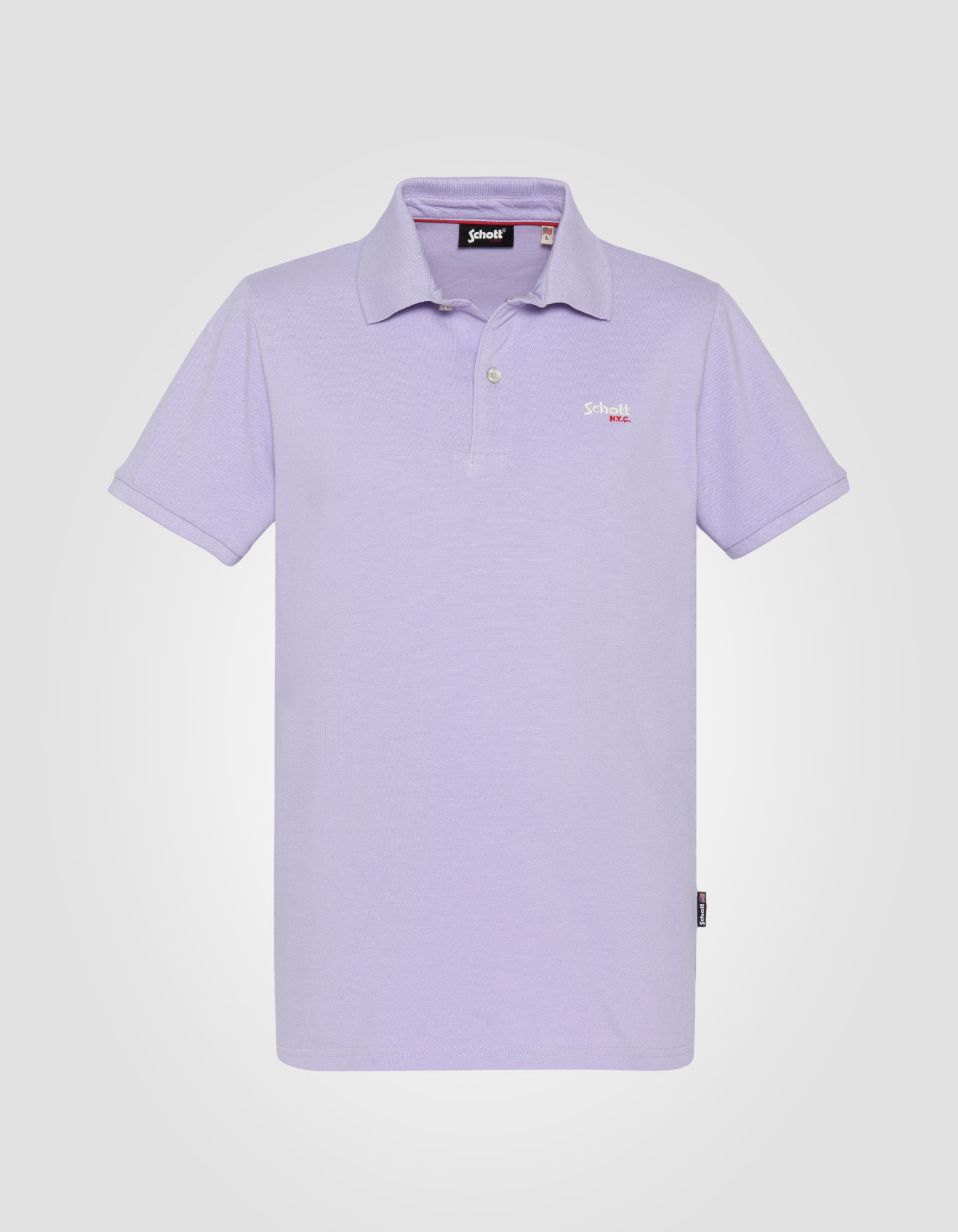 Cotton pique polo shirt-2