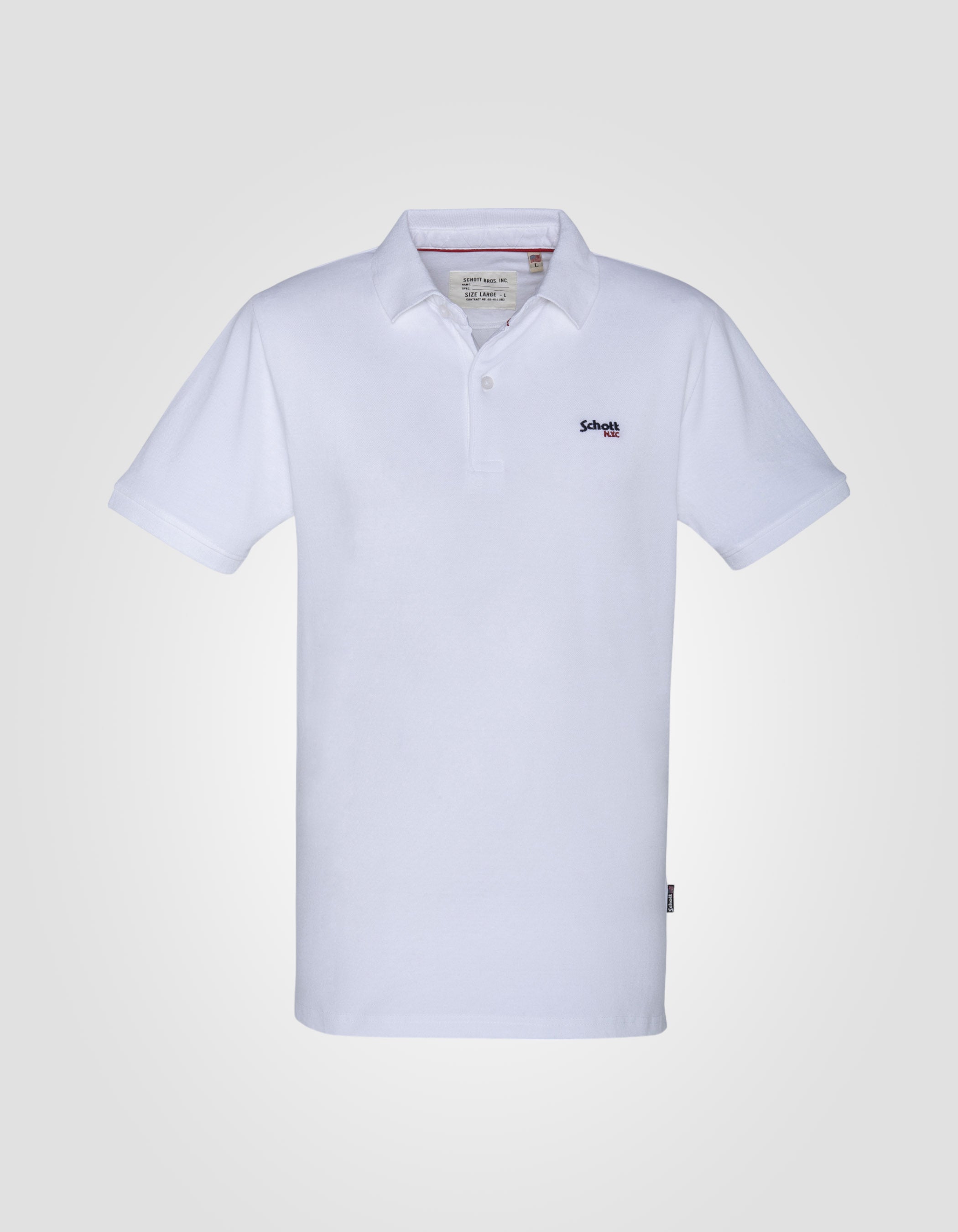 Cotton pique polo shirt-1