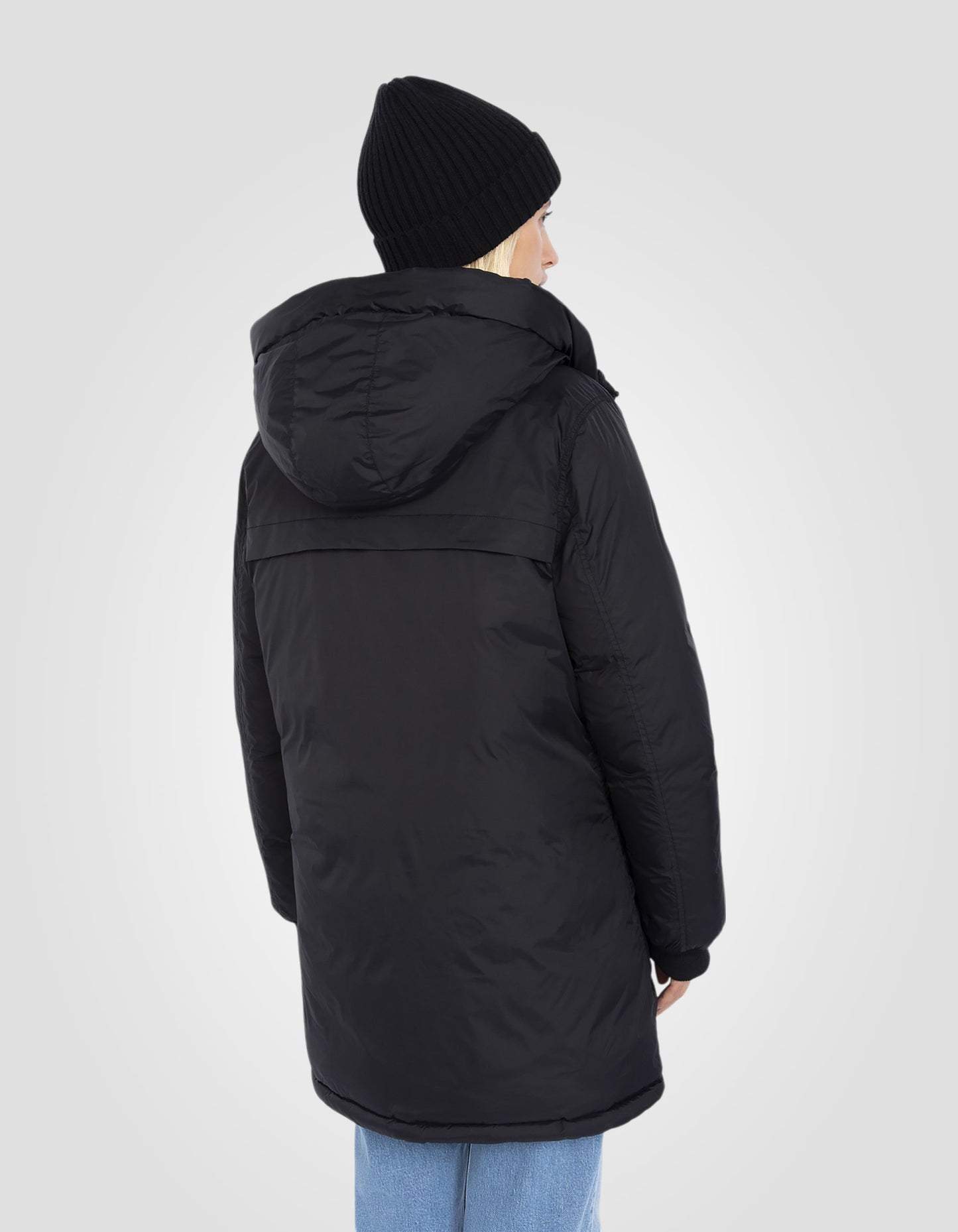 Blouson/doudoune long réversible