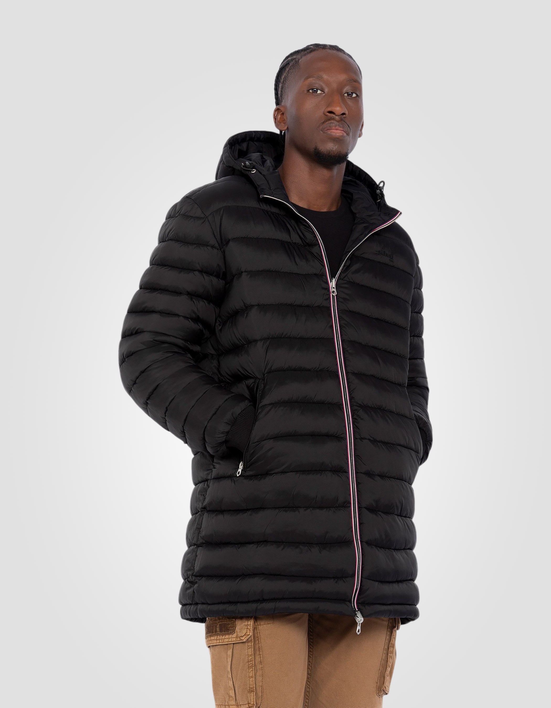 Reversible long puffer jacket-6