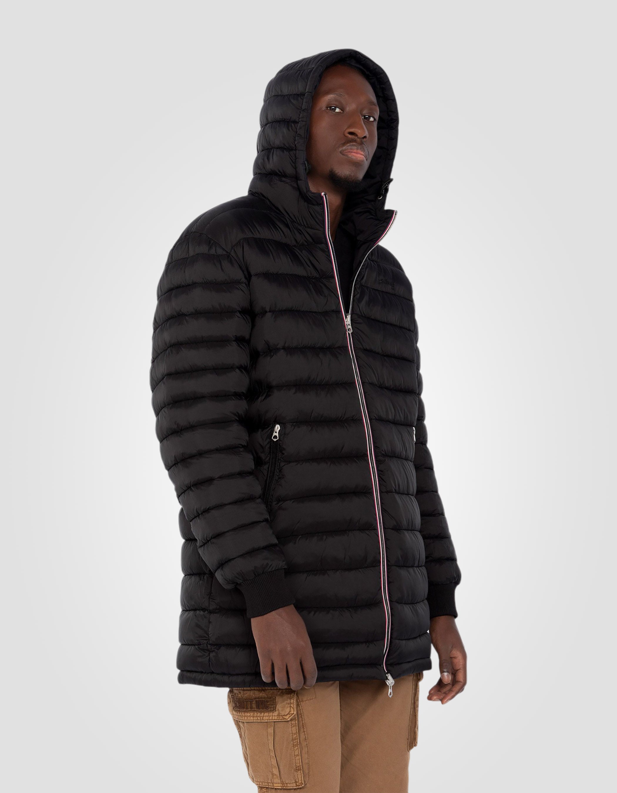 Reversible long puffer jacket-7