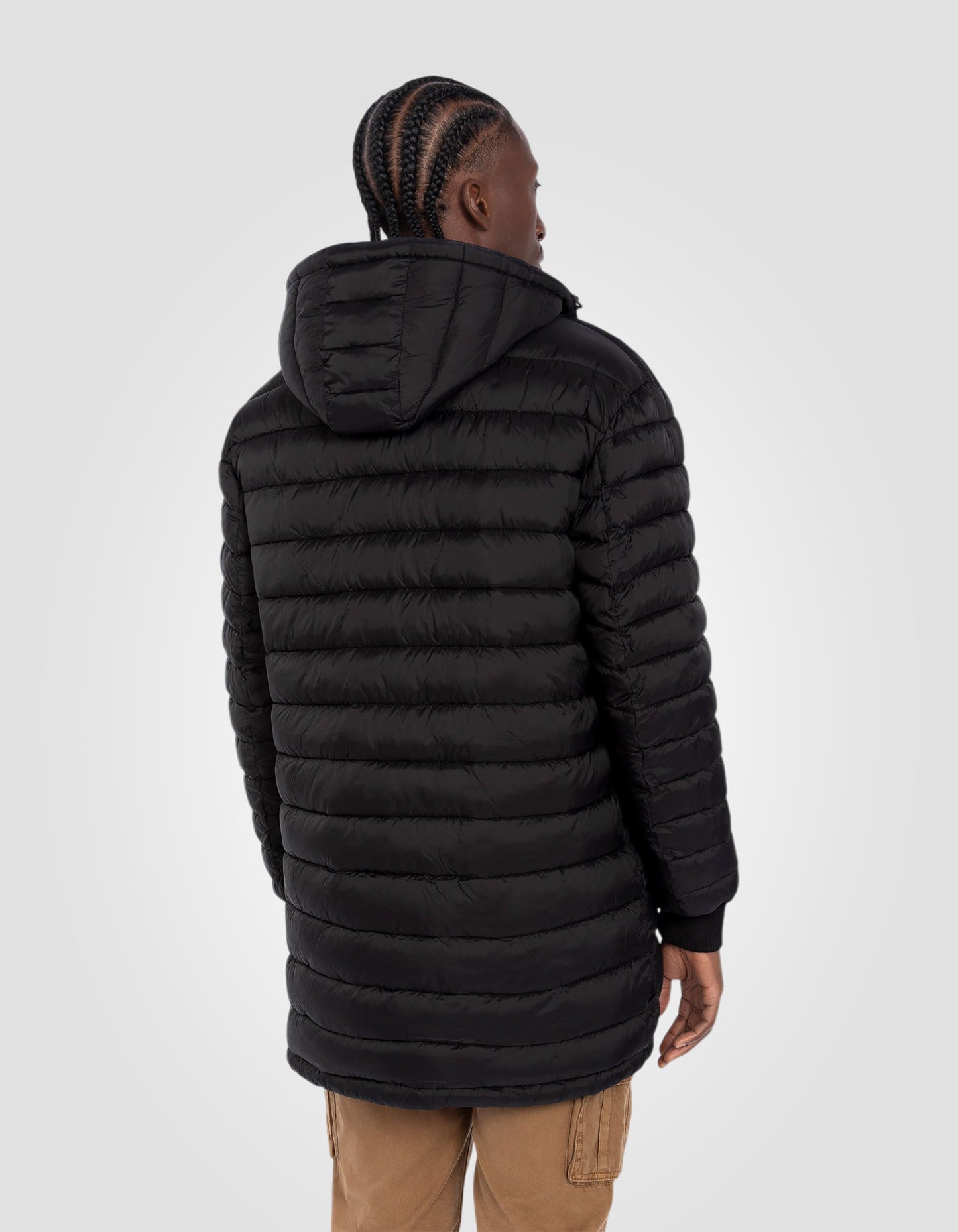 Blouson/doudoune long réversible