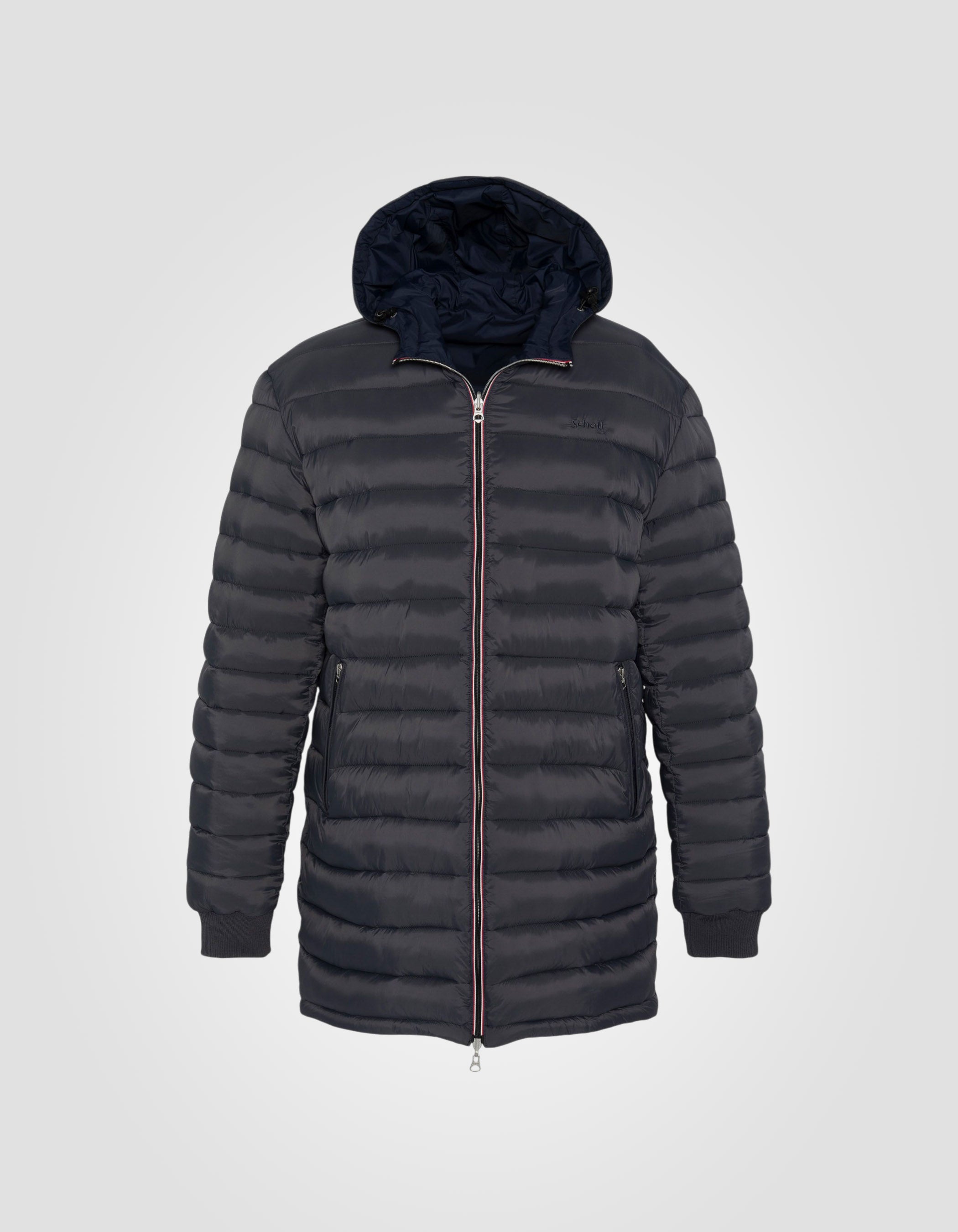 Reversible long puffer jacket-12