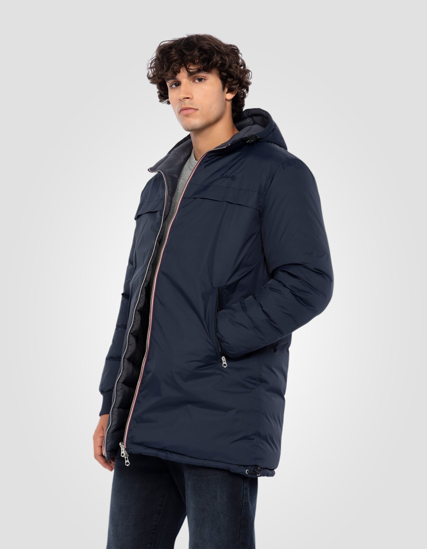 Blouson/doudoune long réversible