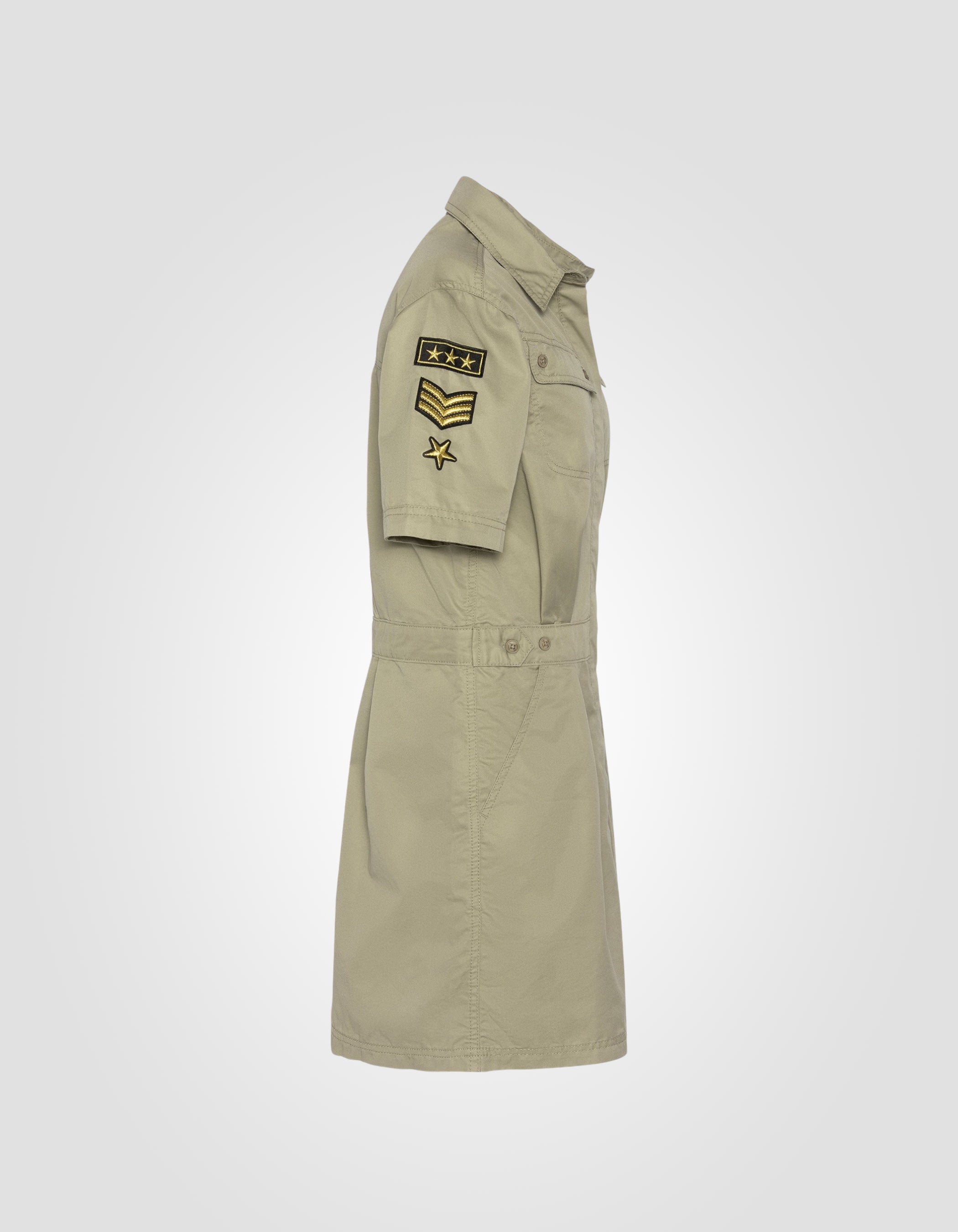 Patched army dress-3